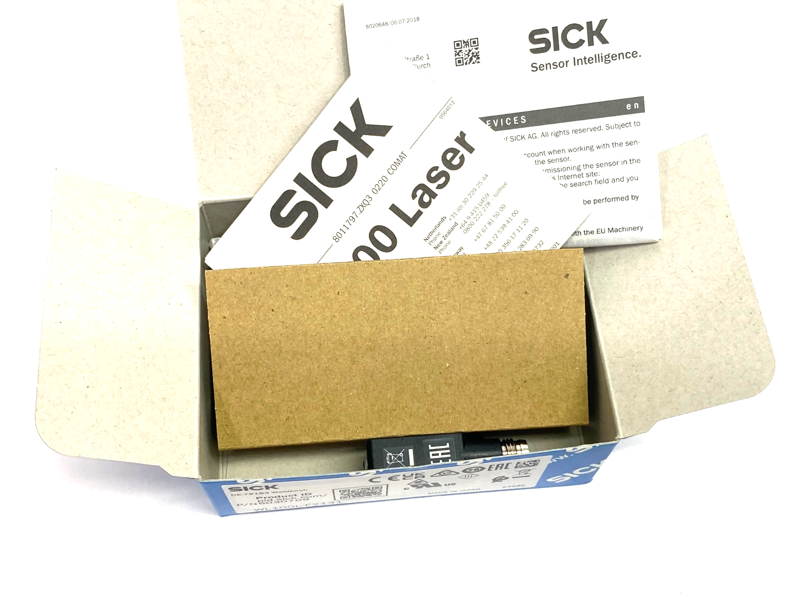 Sick WL100L-F2131 Photoelectric Retro-Reflective Sensor Kit, W100 Laser 6030709 - Maverick Industrial Sales