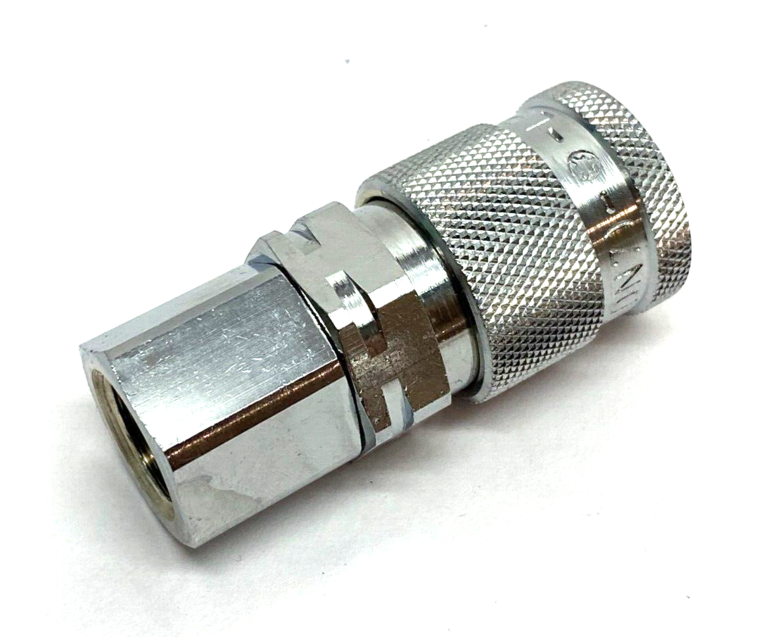 Walther LP-007-0-VR017 Stainless Steel Snap Closure Hose Coupling 3/8" Female - Maverick Industrial Sales