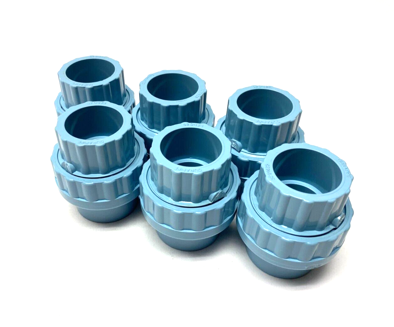 Durapipe 31205308 Air-Line Xtra Socket Union Fitting 32mm LOT OF 6 - Maverick Industrial Sales