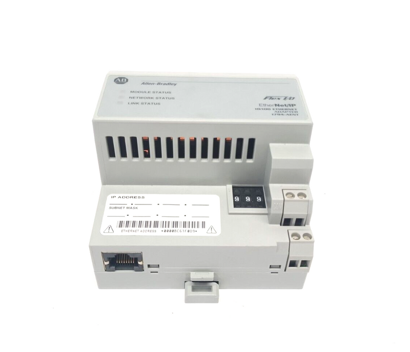 Allen Bradley 1794-AENT Ser. B Flex I/O EtherNet/IP 10/100 Ethernet Adapter - Maverick Industrial Sales