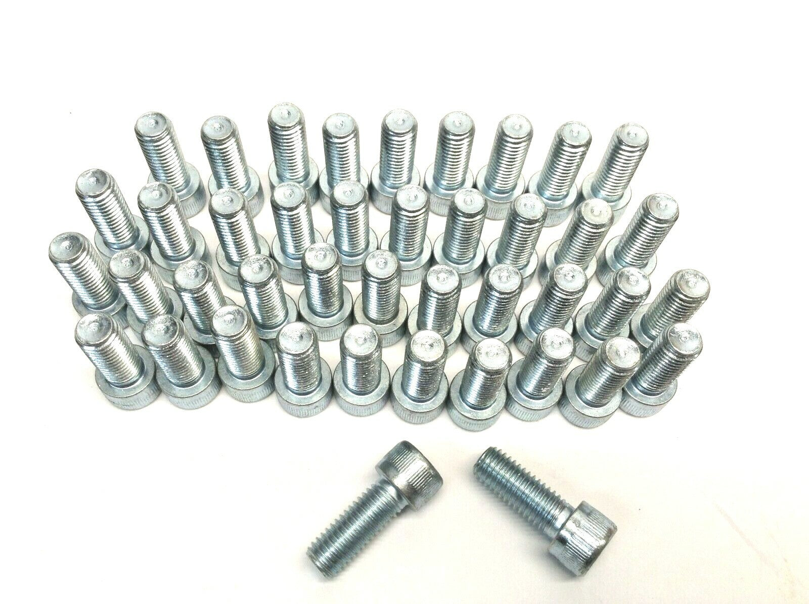 Zinc Plated Socket Head Screw 12.9SHCS M12-1.75X30 10mm Hex Head LOT OF 42 - Maverick Industrial Sales