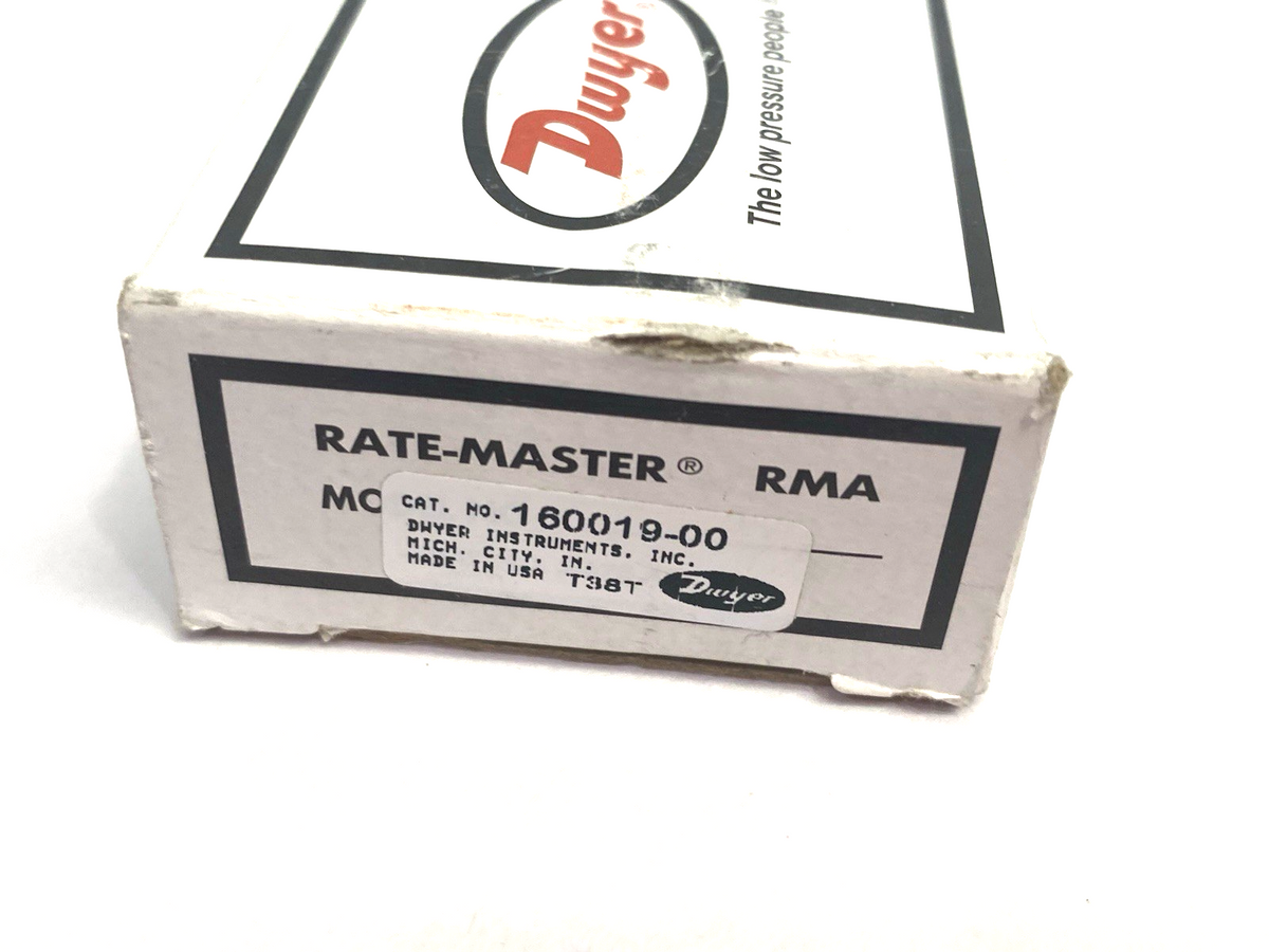 160019-00 | Dwyer Rate-Master Flowmeter RMA-SSV FLMTR 5-60 SCFH ARGON - New – Open box - Maverick Industrial Sales