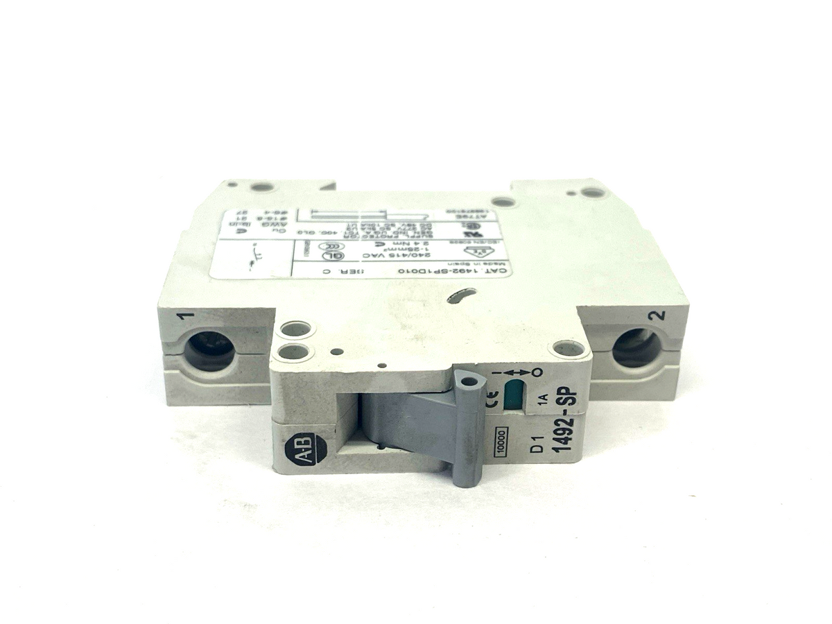 1492-SP1D010 | Allen Bradley Ser. C Miniature Circuit Breaker 1A 1-Pole - New – Open box - Maverick Industrial Sales