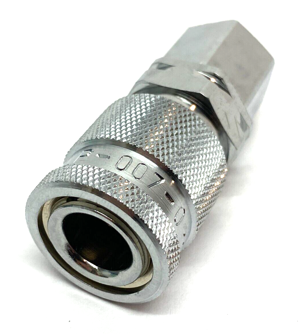 Walther LP-007-0-VR017 Stainless Steel Snap Closure Hose Coupling 3/8" Female - Maverick Industrial Sales