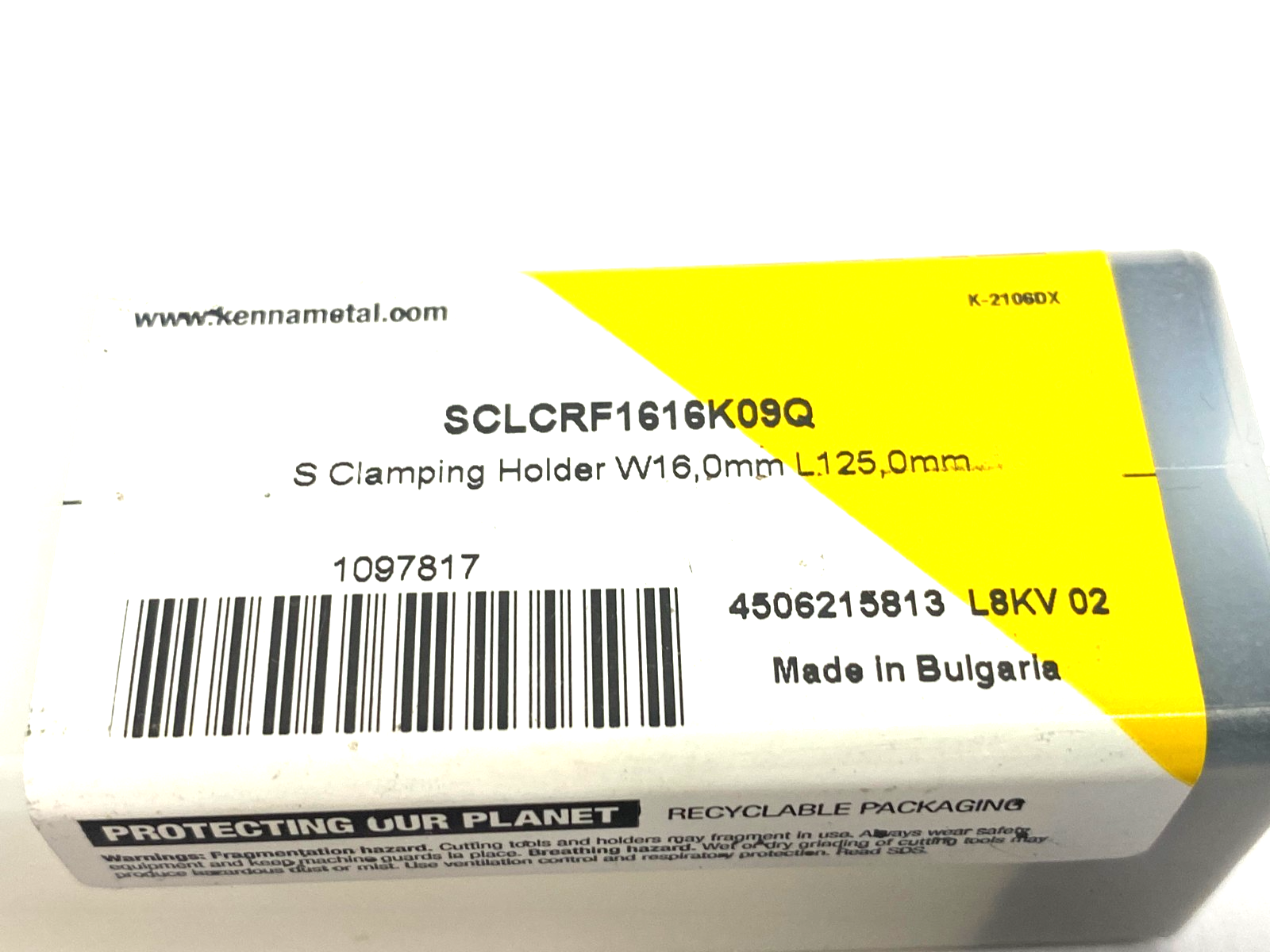 Kennametal 1097817 SCLC-F 95° Screw-On Insert SCLCRF1616K09Q - Maverick Industrial Sales
