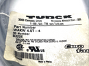 Turck WAKW 4.5T-4 Actuator & Sensor Cable M12 Female 5-Pin 4m U3204 - Maverick Industrial Sales