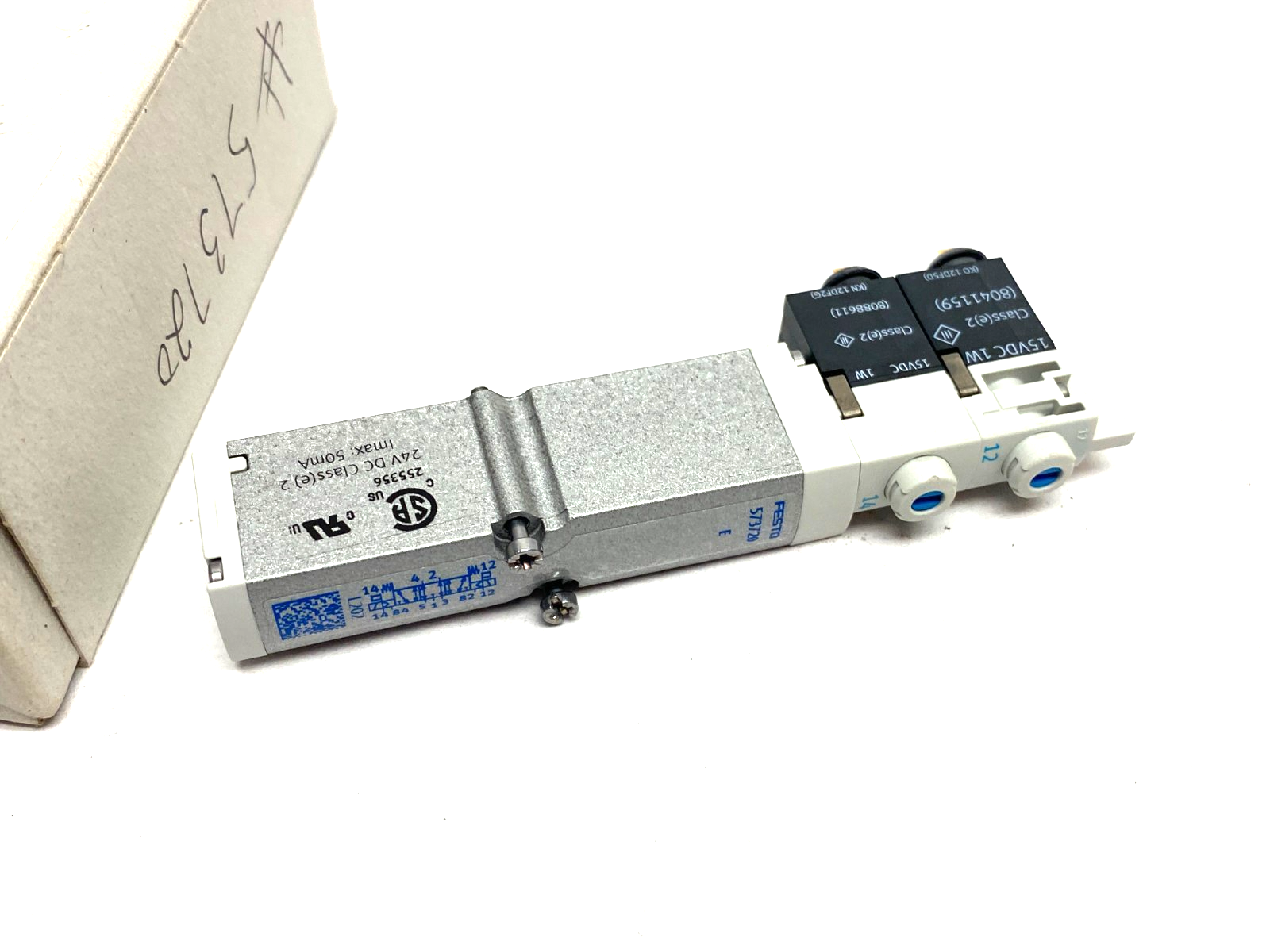 Festo VMPA14-M1H-E-PI Solenoid Valve 5/3 Exhausted 573720 - Maverick Industrial Sales