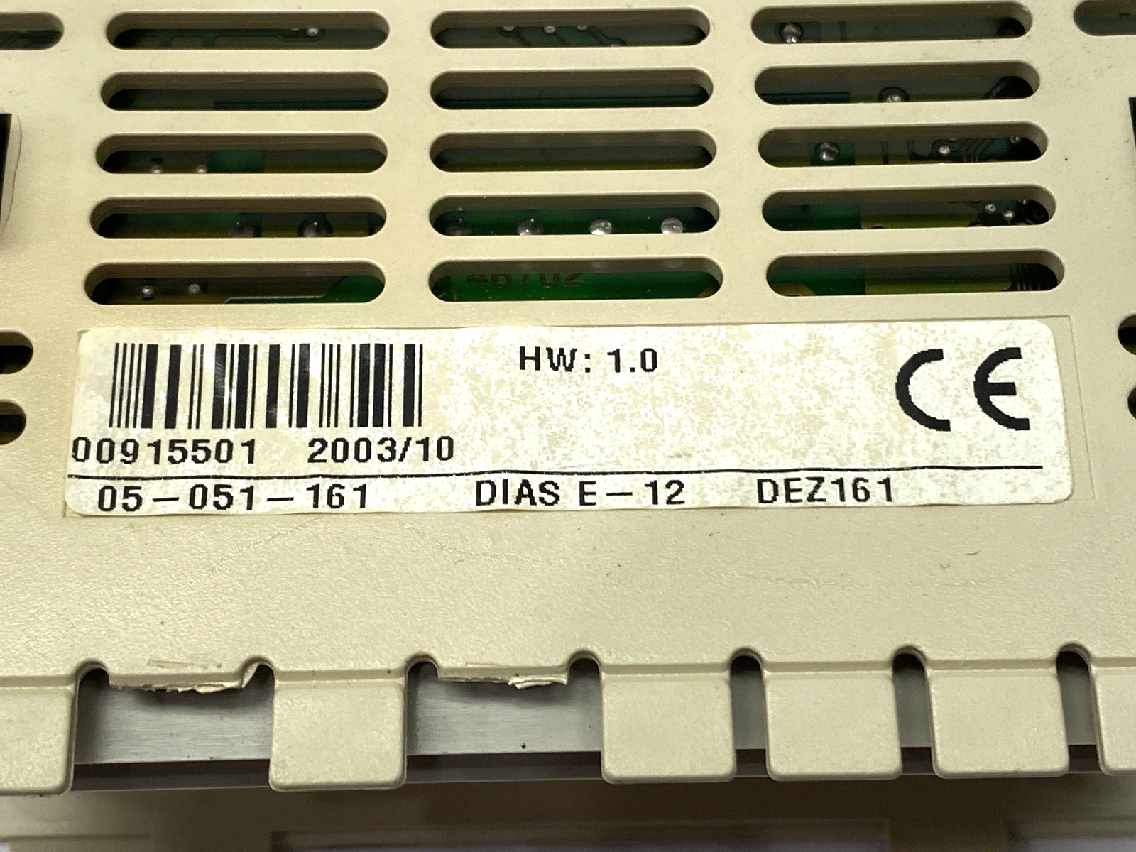 05-051-161 | Sigmatek Input Output Module DIAS E-12 Interface DEZ 161 - Used - Maverick Industrial Sales