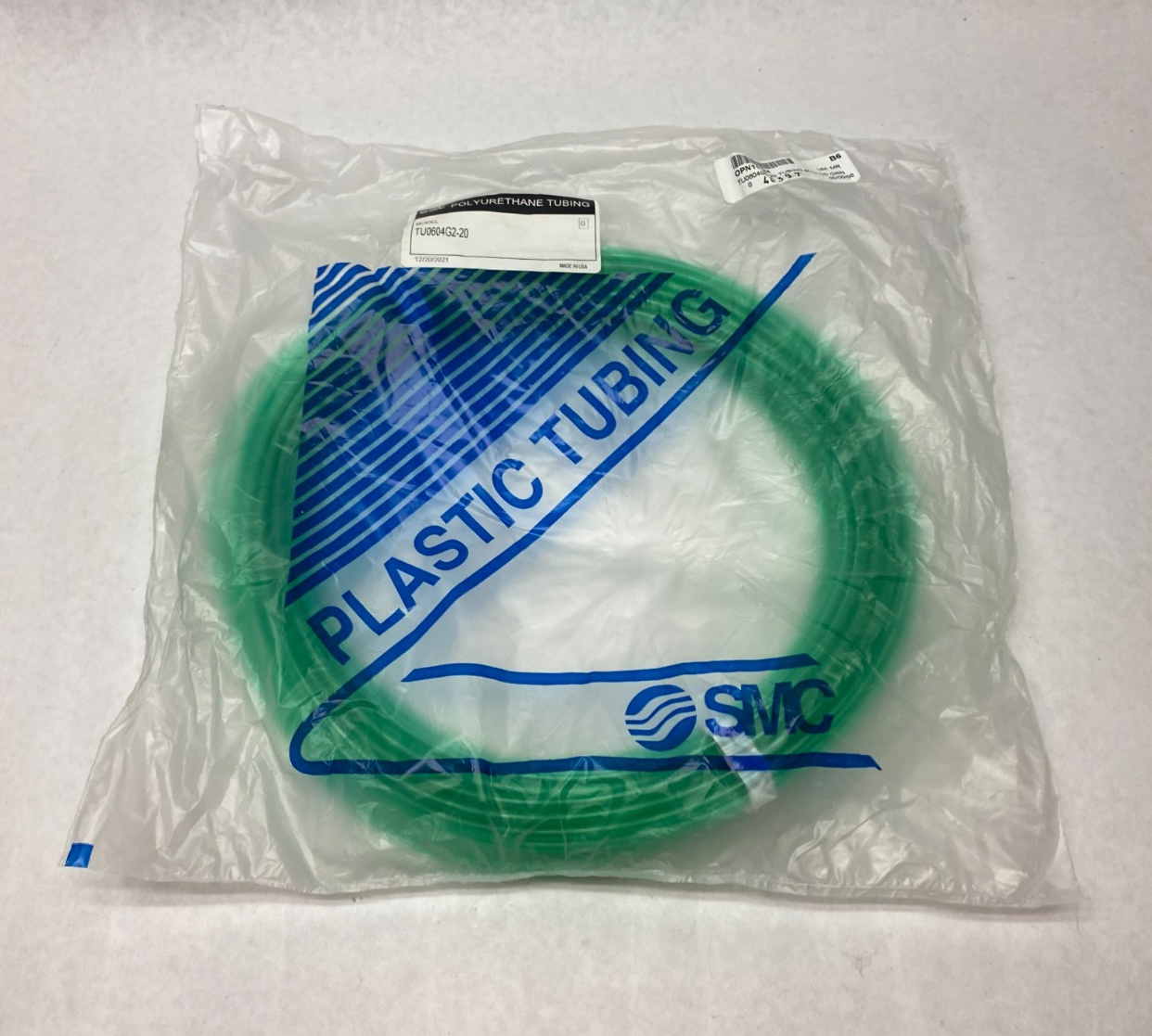 TU0604G2-20 | SMC Polyurethane Tubing 6mm, Green - New - Maverick Industrial Sales