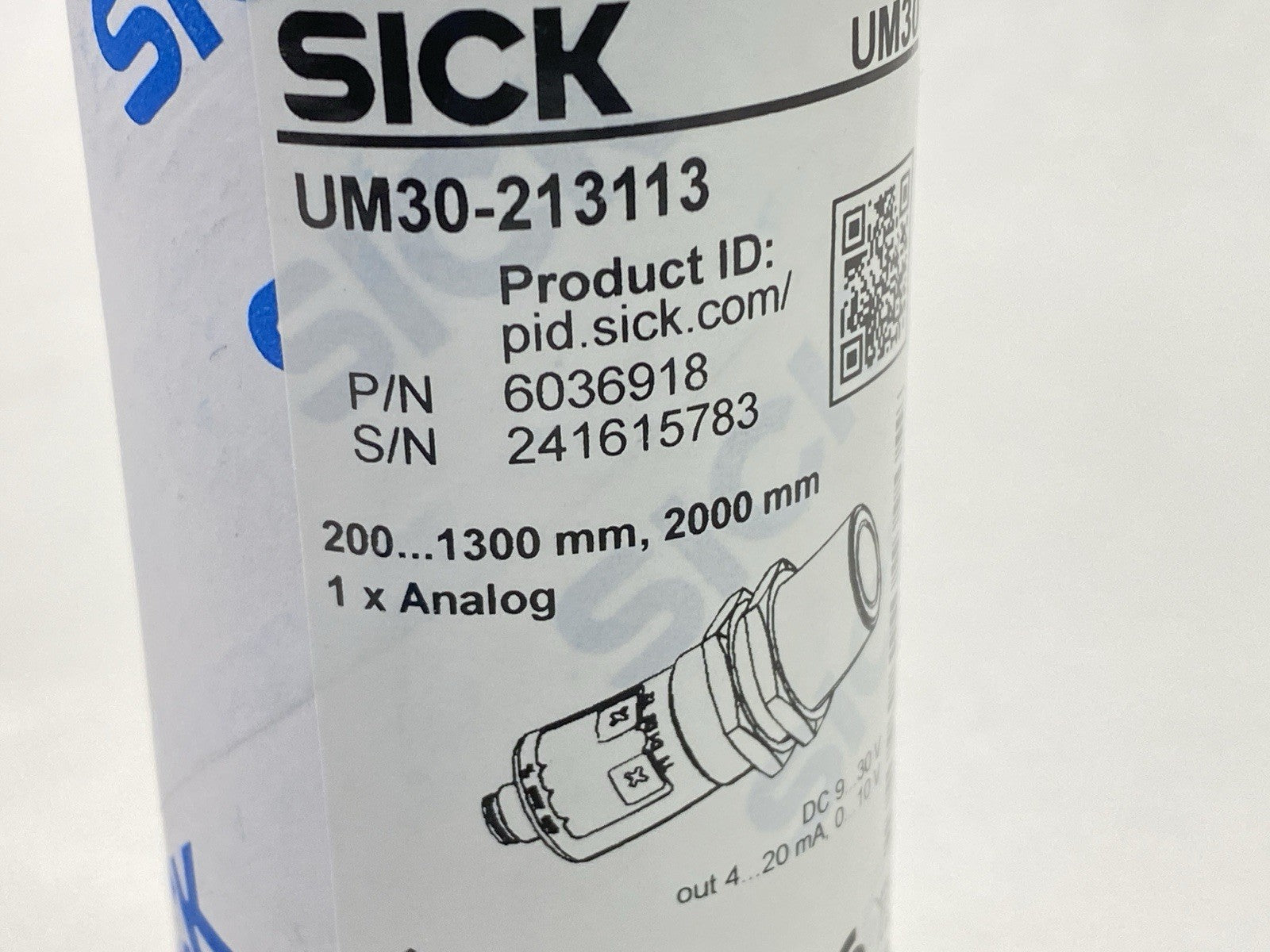 UM30-213113 | Sick Ultrasonic Sensor M12 5-Pin 6036918 - New Other - Maverick Industrial Sales