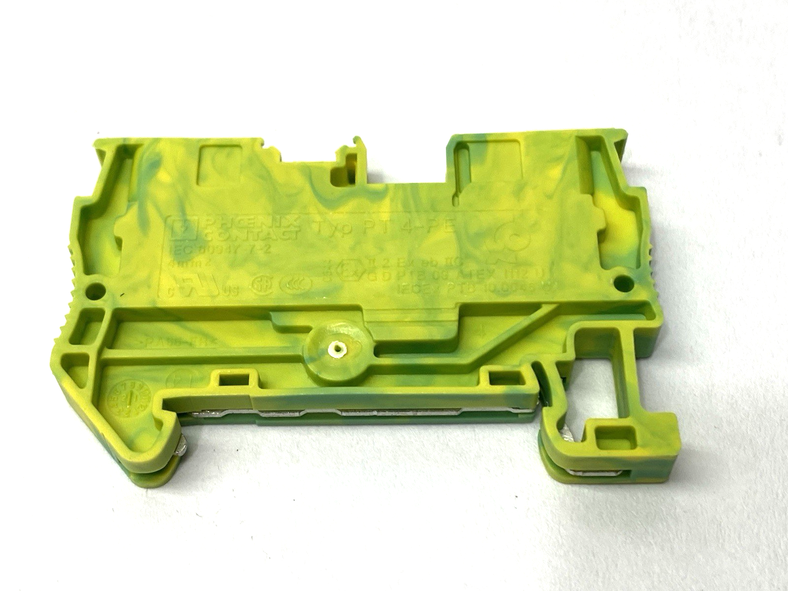 Phoenix Contact PT 4-PE Protective Conductor Terminal Block 3211766 LOT OF 6 - Maverick Industrial Sales