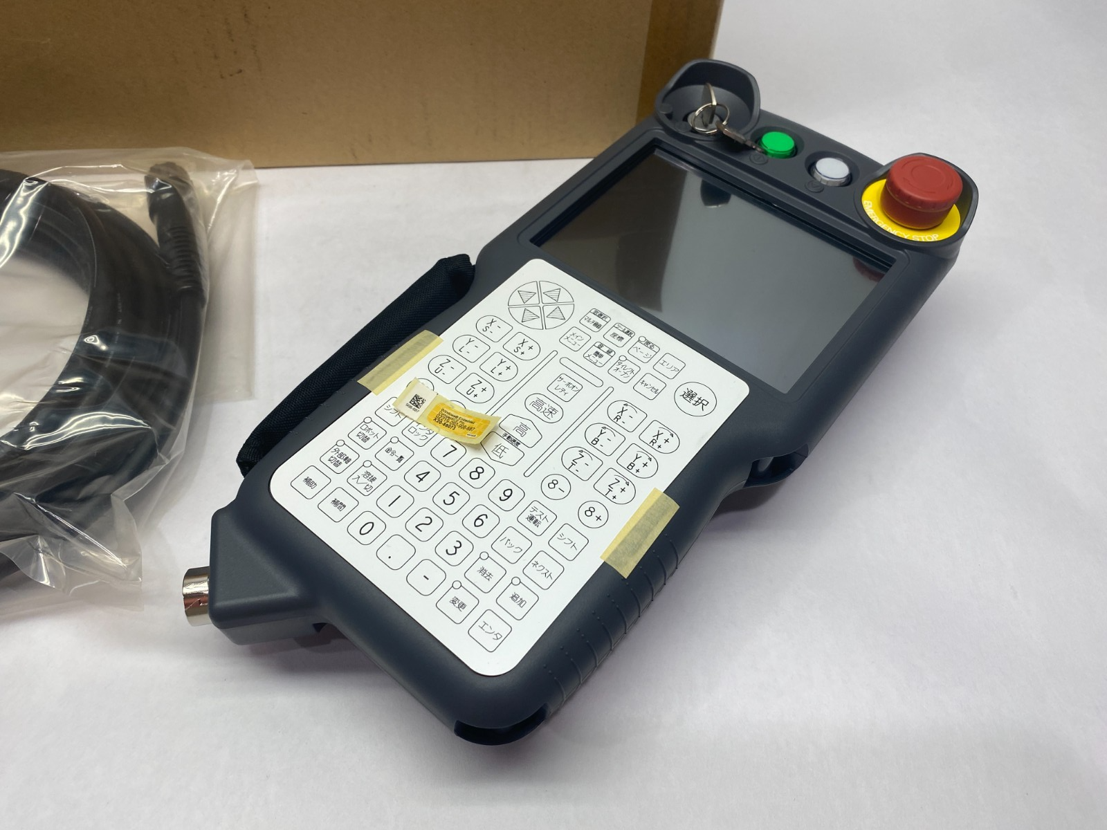 Yaskawa Motoman JZRCR-APP01-1 Robot Teach Pendant, Cable, & Key - Maverick Industrial Sales
