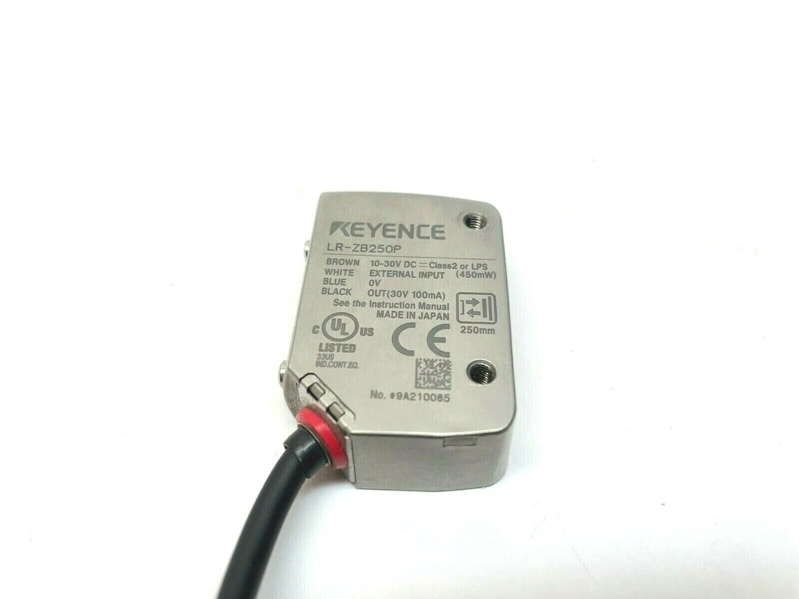 Keyence LR-ZB250P CMOS Self Contained Laser Sensor, 40" Cable - Maverick Industrial Sales
