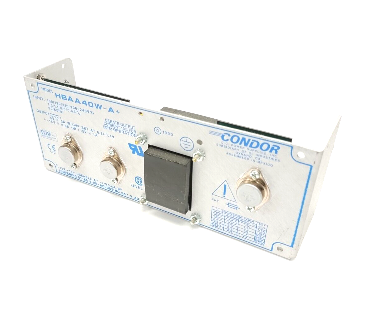 Condor HBAA40W-A+ Power Supply - Maverick Industrial Sales