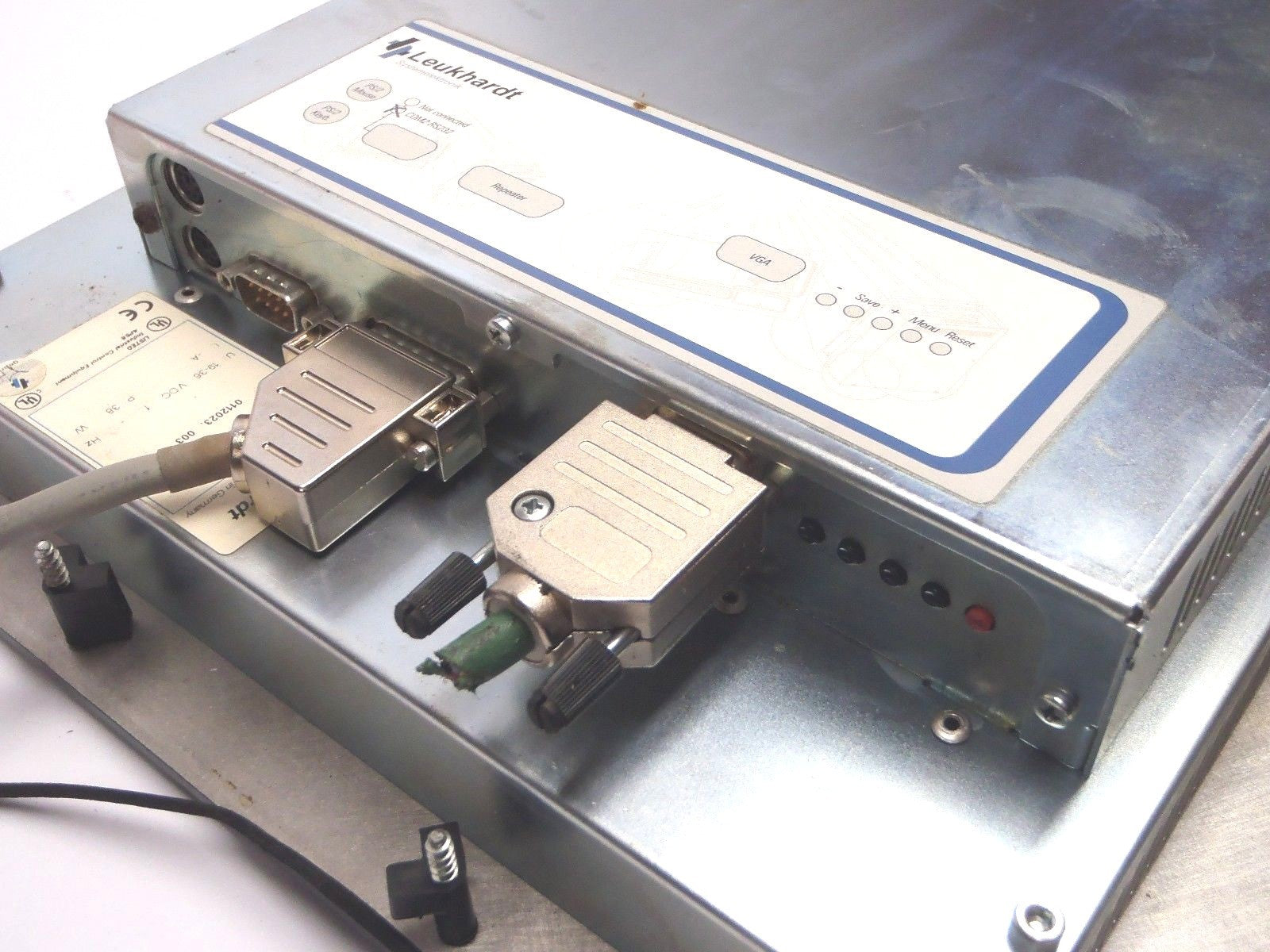 Leukhardt 6335232 Terminal-K VGA Interface Panel SCREEN DAMAGE - Maverick Industrial Sales
