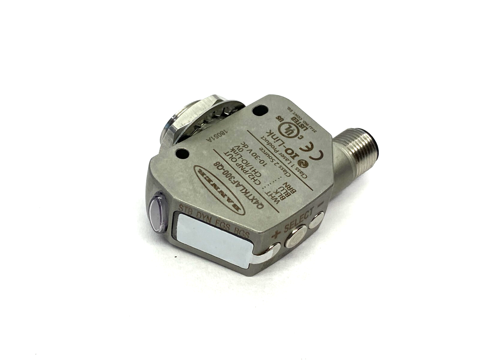 Banner Q4XTKLAF300-Q8 Rugged Laser Distance Sensor Adjustable Field 95301 - Maverick Industrial Sales