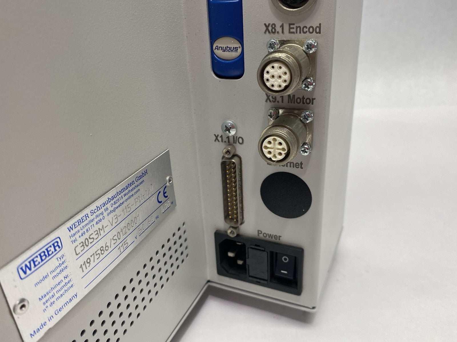Weber C30S3M-V3-115-PN-NV Process Controller for Screwdriving System, 31-Program - Maverick Industrial Sales