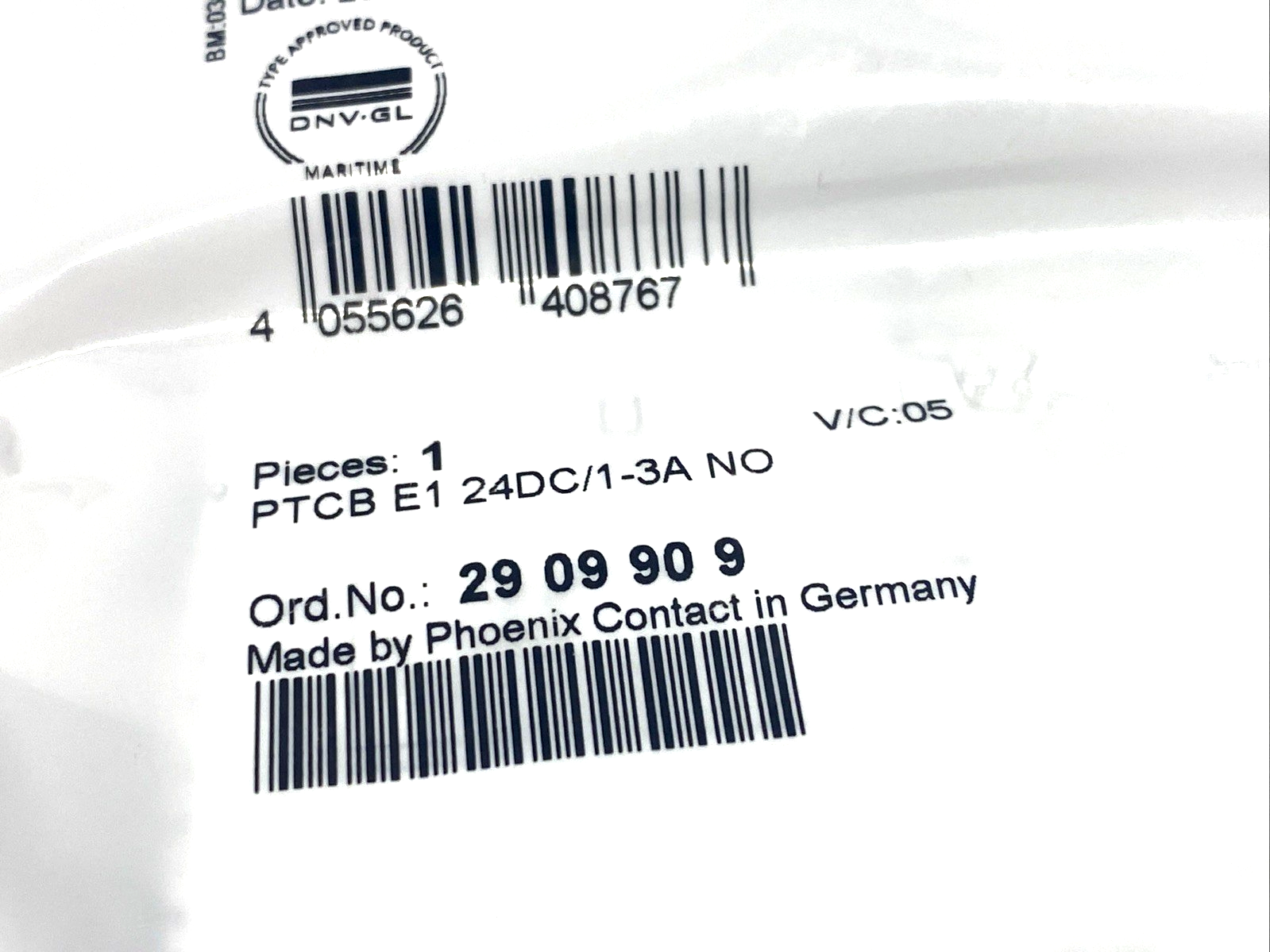 Phoenix Contact PTCB E1 24DC/1-3A NO Electronic Circuit Breaker 24VDC 2909909 - Maverick Industrial Sales