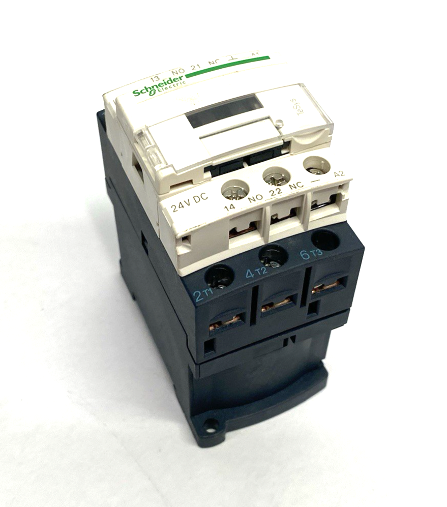Schneider Electric LC1D12BD IEC Contactor, TeSys Deca, Nonreversing, 12A - Maverick Industrial Sales