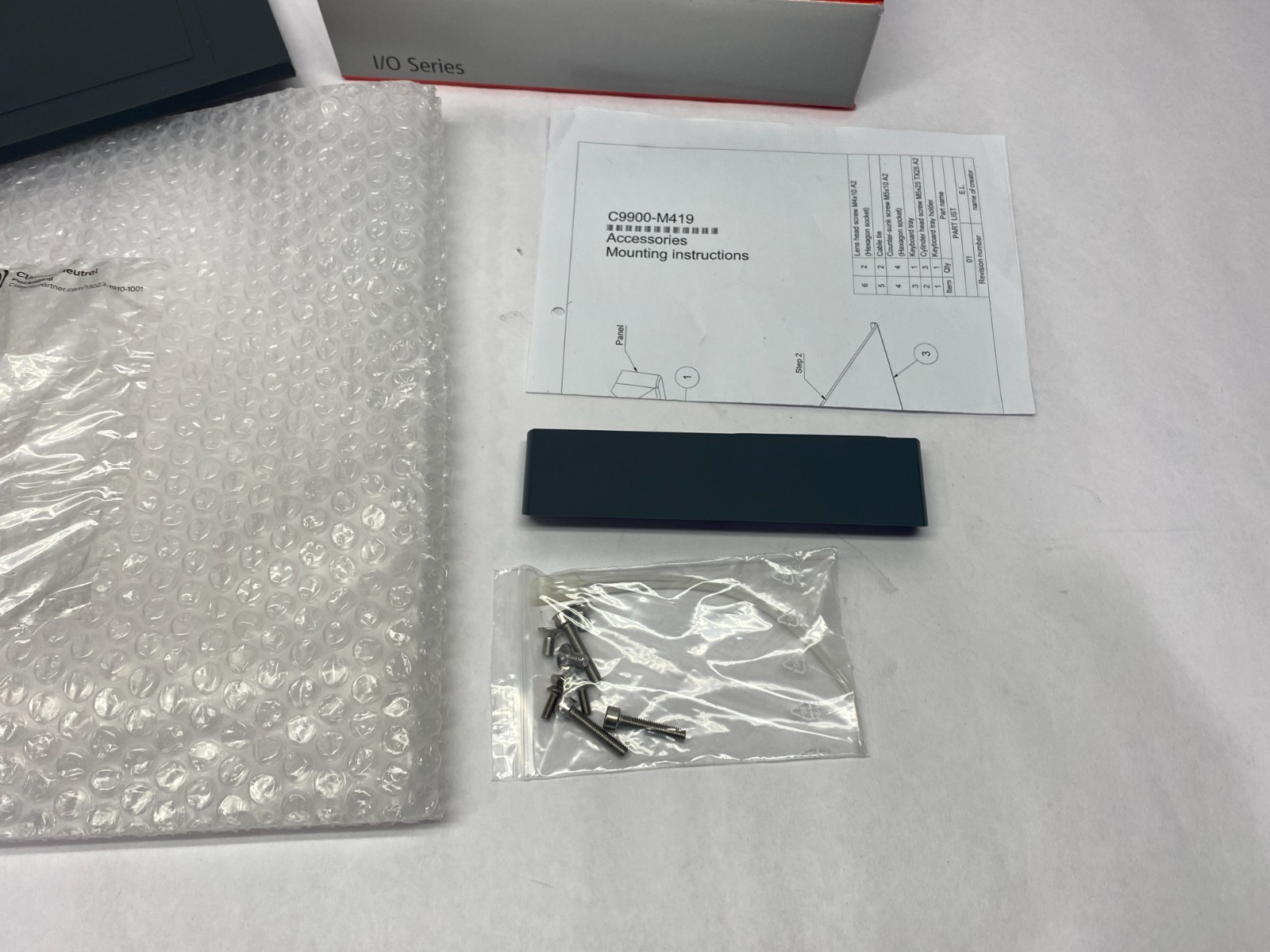 Beckhoff C9900-M419 Toolboard for Keyboard or Tools w/o Integrated USB Socket - Maverick Industrial Sales