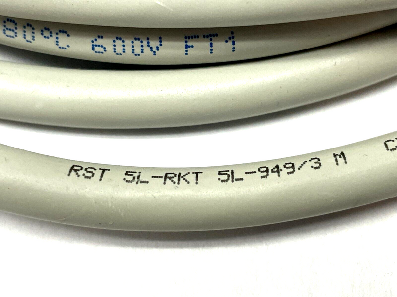 Lumberg RST 5L-RKT 5L-949/3M Sensor Cordset 3m Length - Maverick Industrial Sales