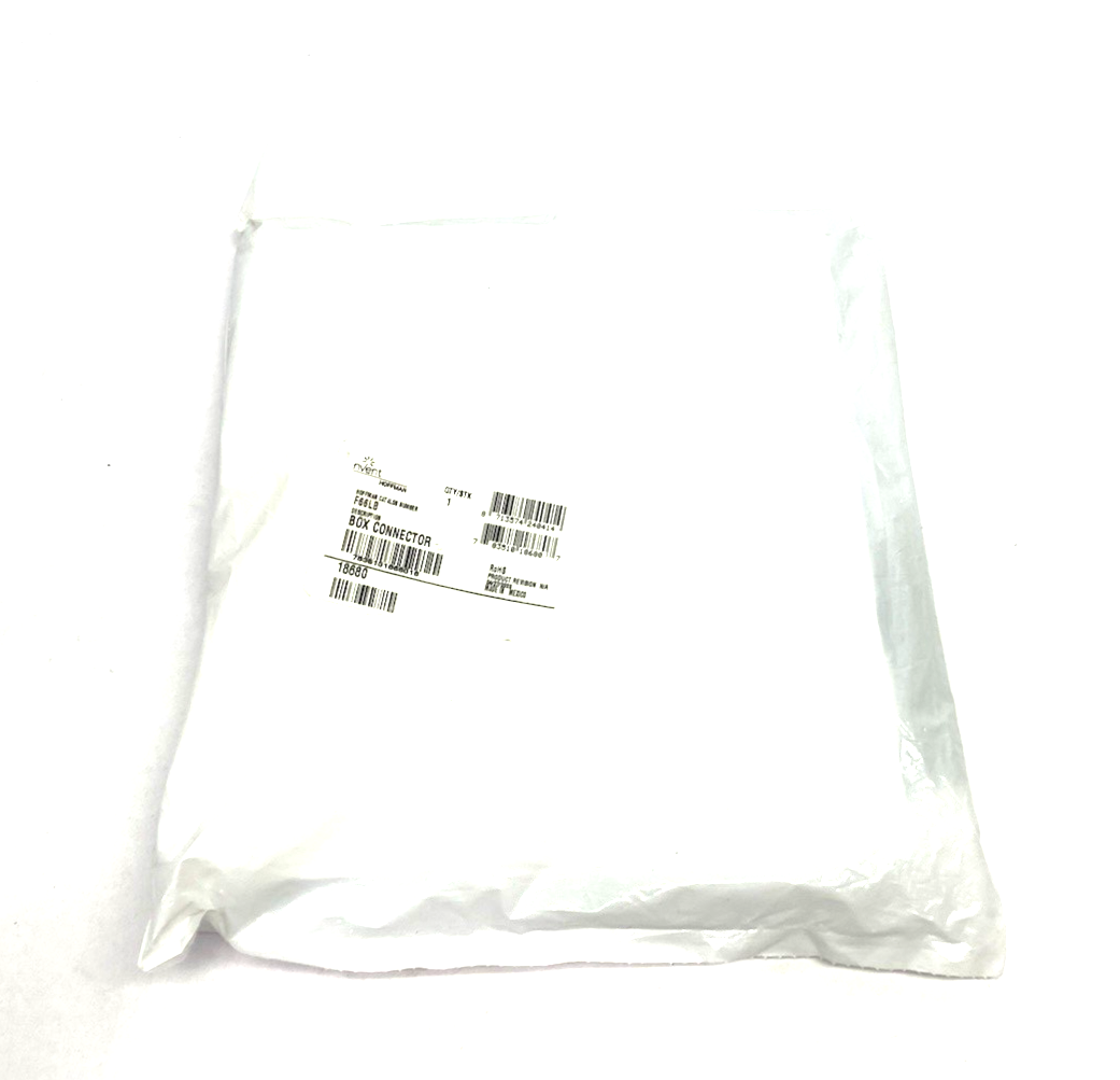 Hoffman nVent F66LB Lay-In Box Connector 6.00"x6.00" Gray, Steel - Maverick Industrial Sales