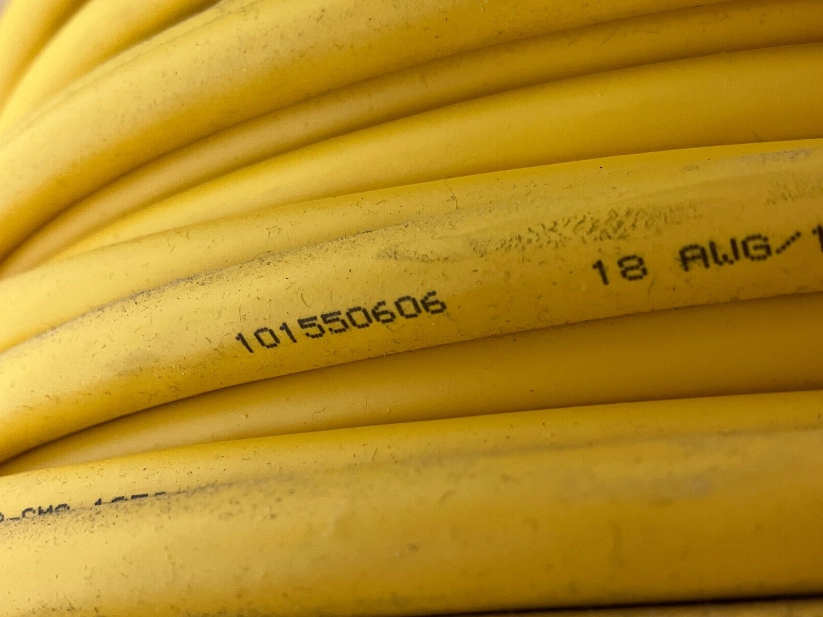 Turck RF50606 Cable 12X18 AWG Yellow PVC 600V CSA AWM I/II A/B 105C 100 FT - Maverick Industrial Sales