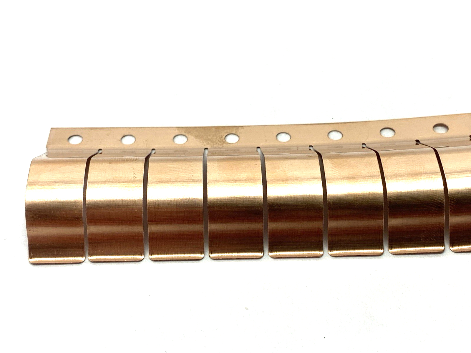 Thin Copper Fingestrip Contactor 40-Contact Fingers-7/16" 20" Overall Length - Maverick Industrial Sales