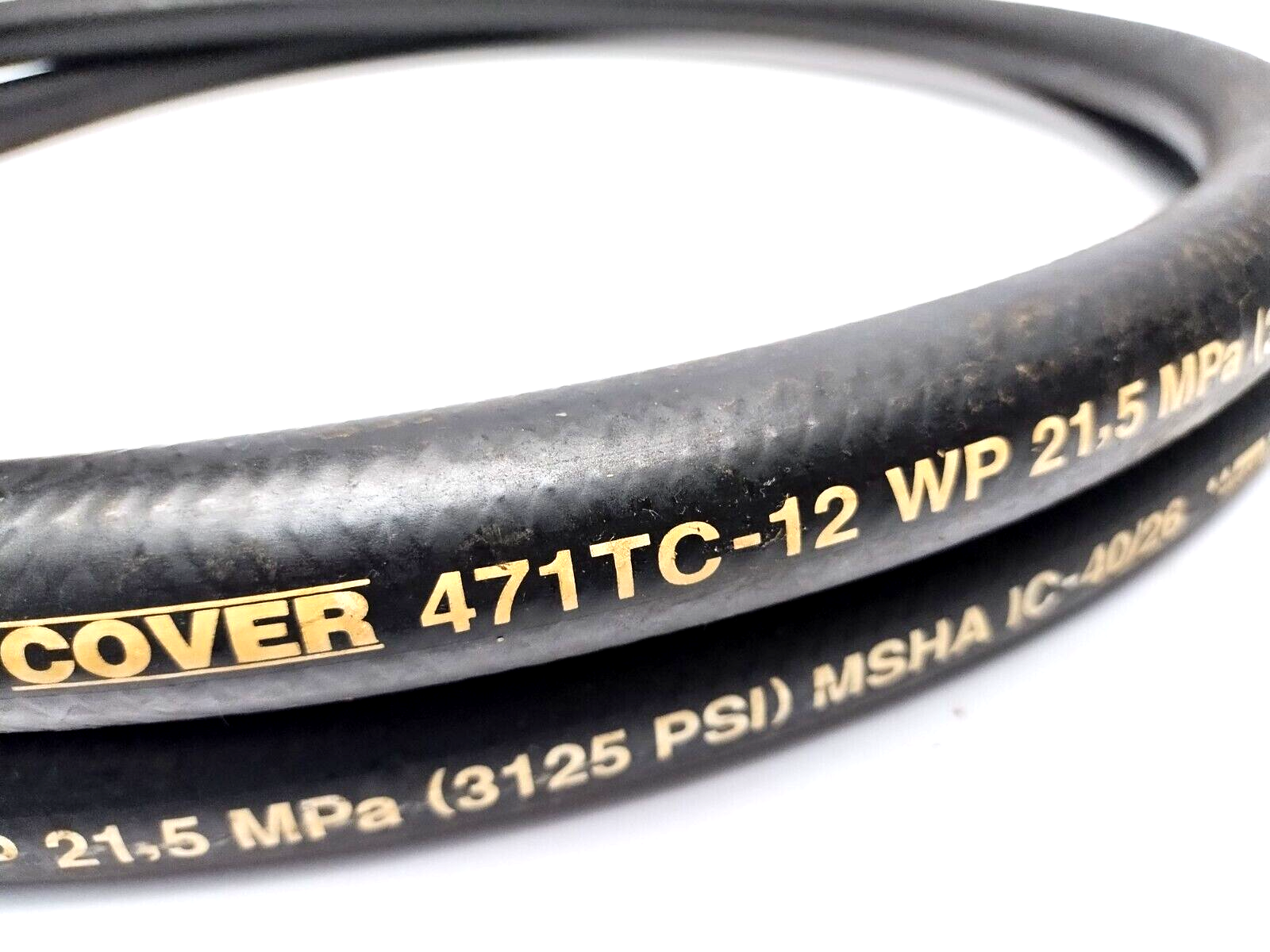 Parker 471TC-12 Tough Cover Hydraulic Hose Male To Female 2500-5800PSI 12FT - Maverick Industrial Sales