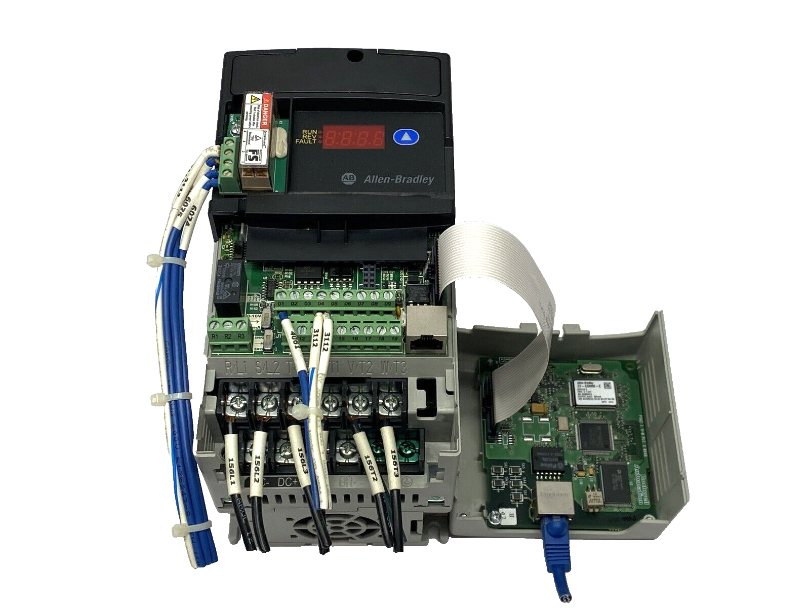 Allen Bradley 22D-D2P3N104 PowerFlex 40P AC Drive Ser. A MISSING HEX NUTS - Maverick Industrial Sales
