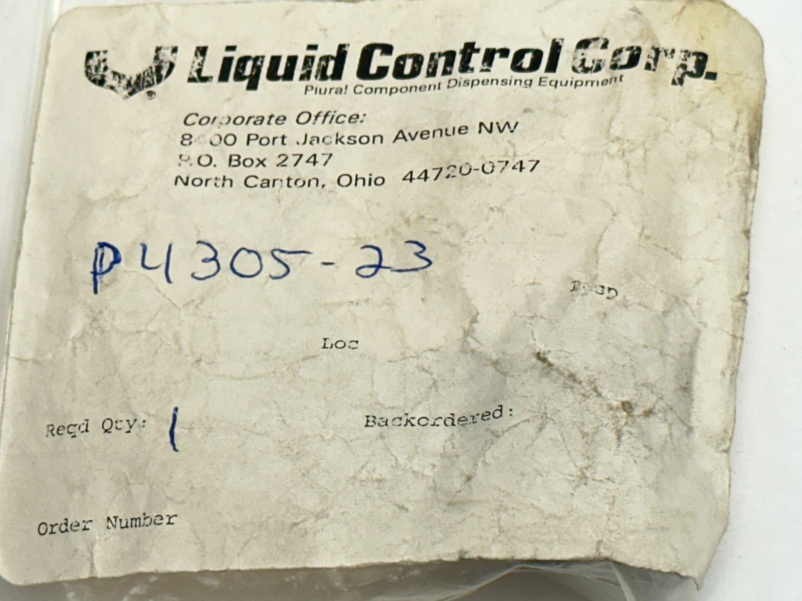 Liquid Control P4305-23 Leadscrew Nut - Maverick Industrial Sales