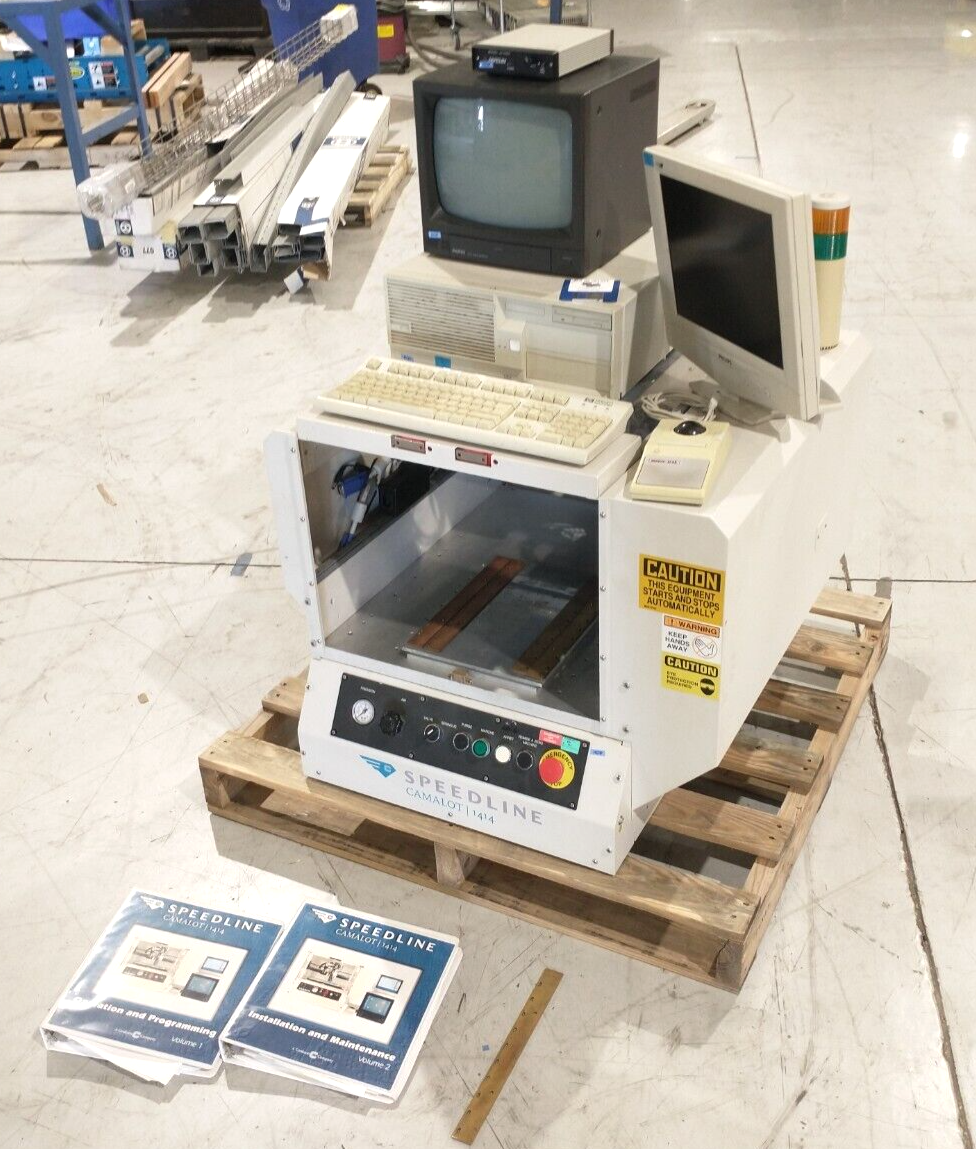 Speedline CAMALOT 1414 Liquid Dispensing System w/ Controller & Displays - Maverick Industrial Sales