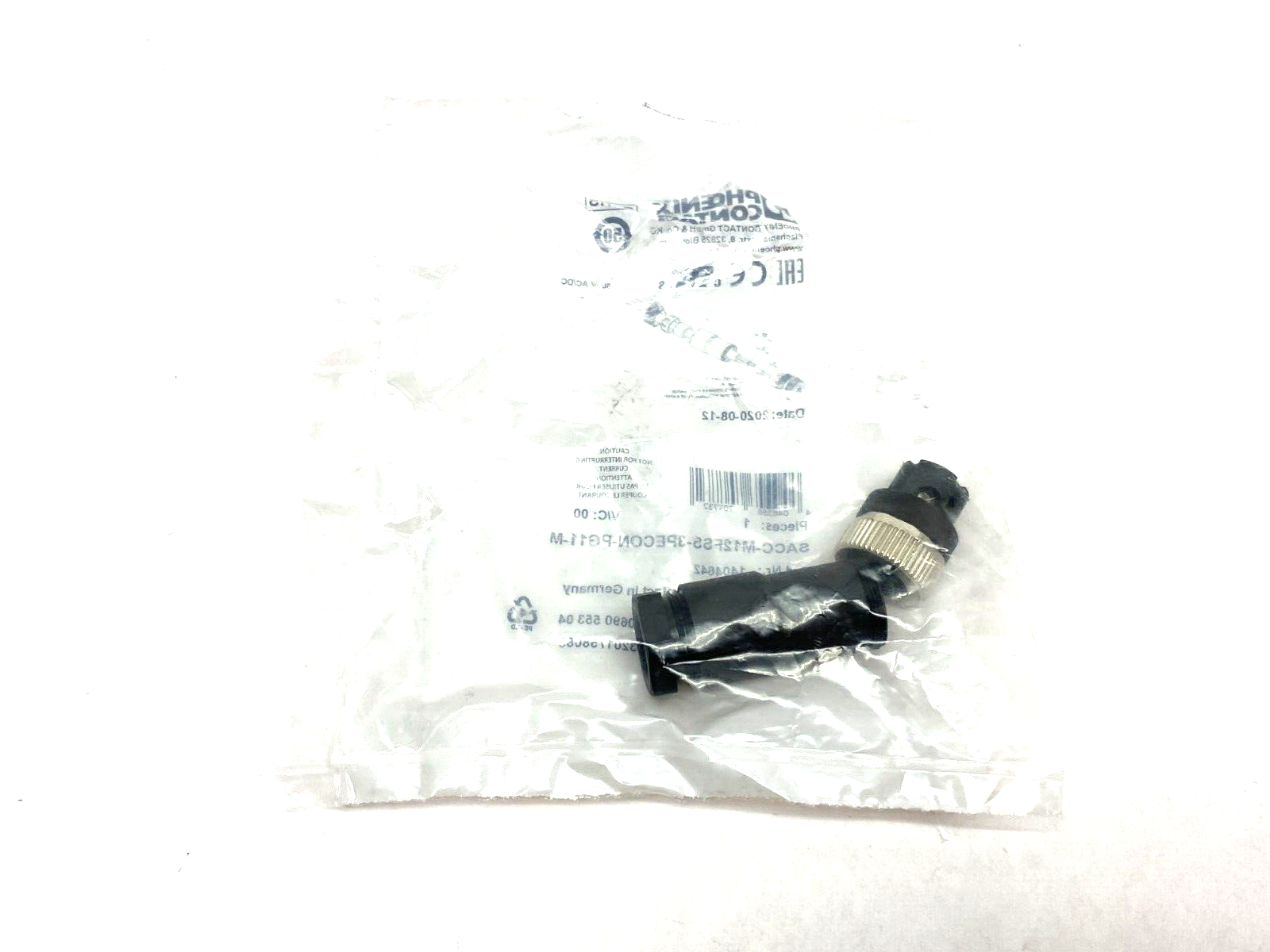 Phoenix Contact SACC-M12FSS-3PECON-PG11-M Power Connector 4-Position 1404642 - Maverick Industrial Sales