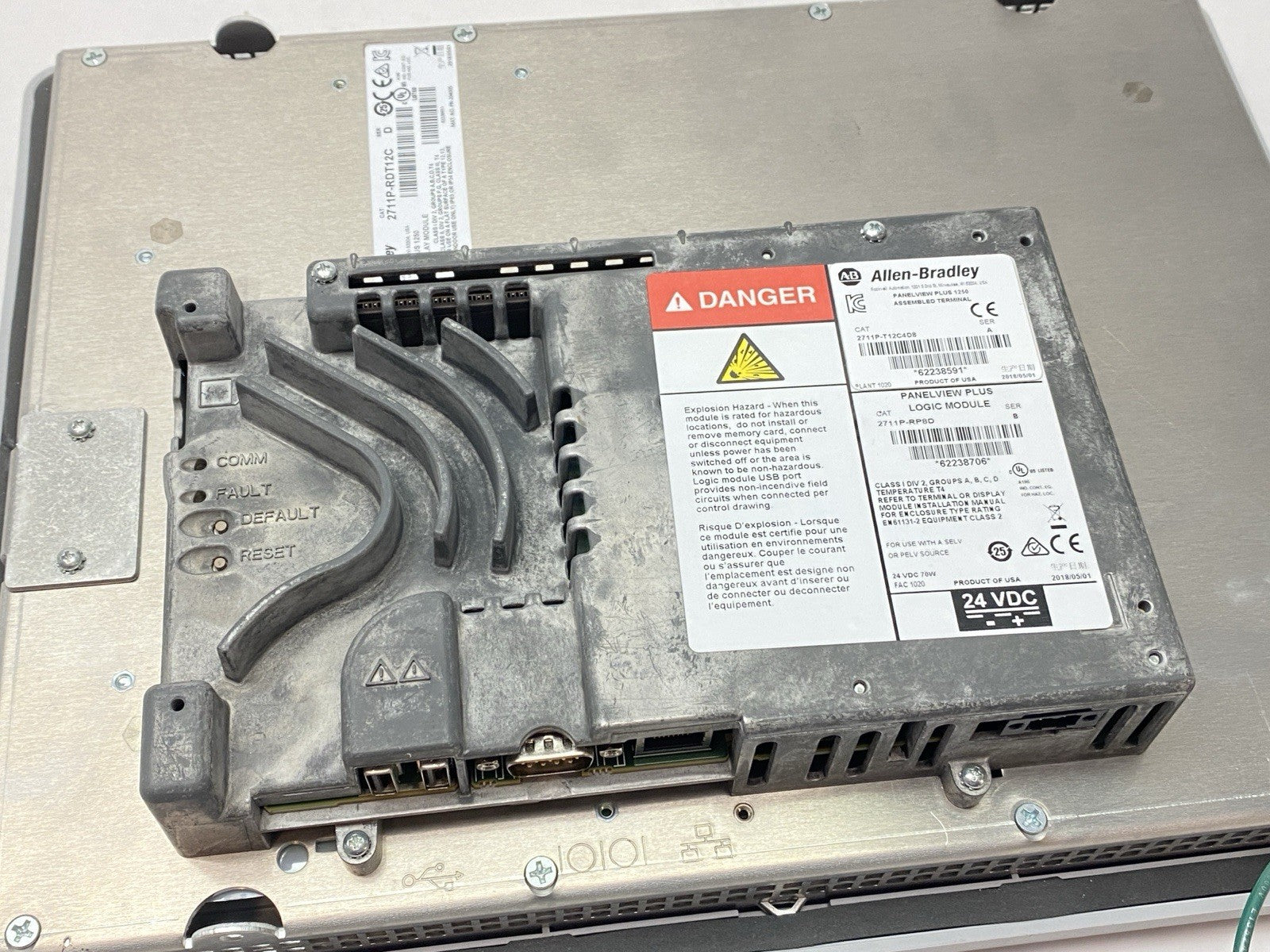 2711P-T12C4D8 | Allen Bradley PanelView Plus 1250 Terminal 2711P-RP8D 2711P-RDT12C - Used - Maverick Industrial Sales