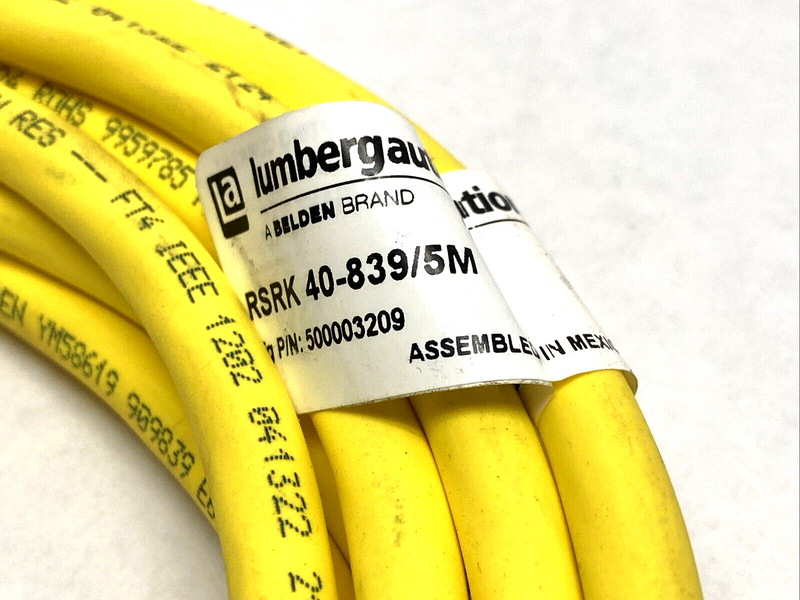 Lumberg RSRK 40-839/5M Double-Ended Cordset 5m Length - Maverick Industrial Sales