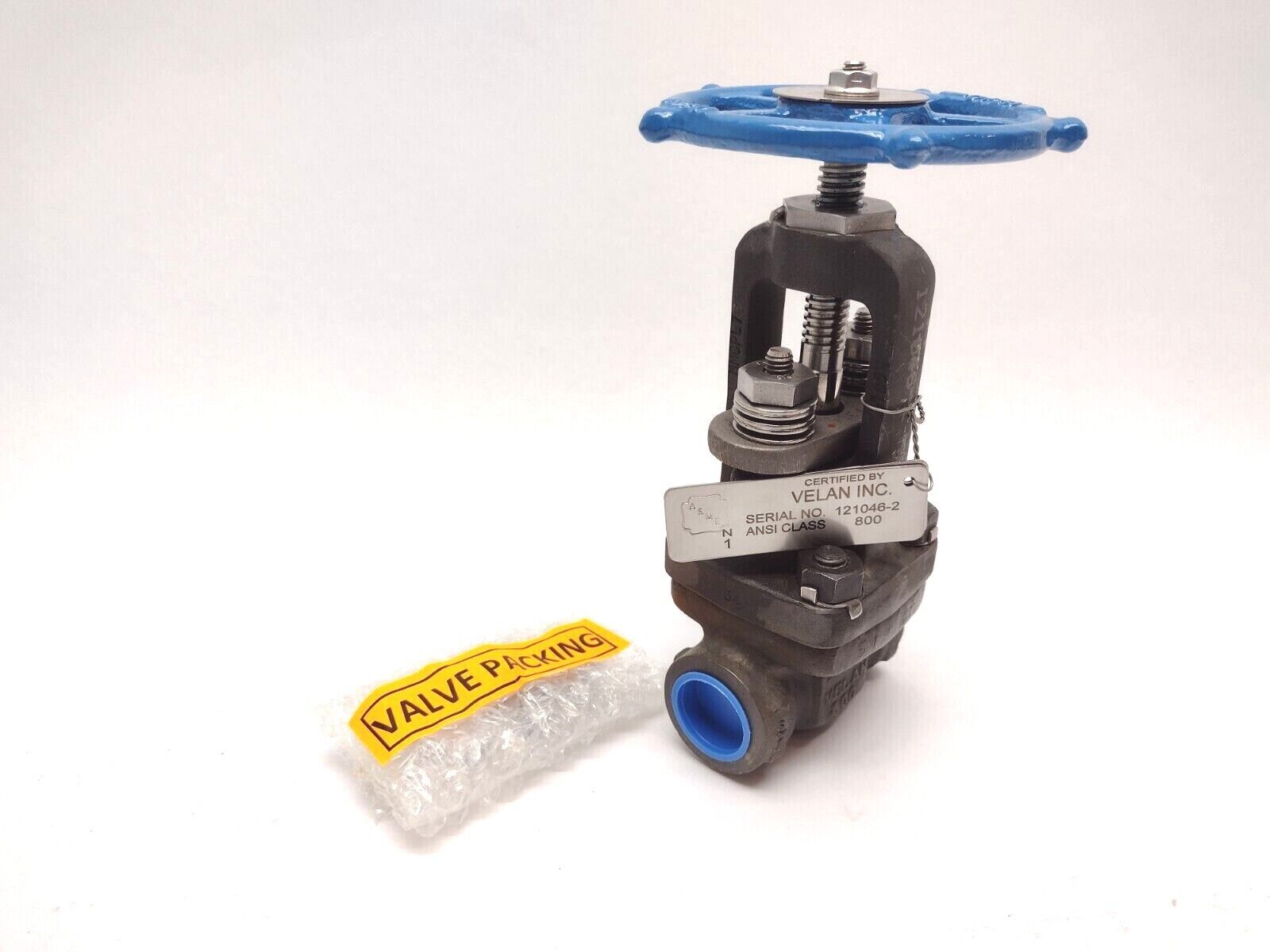 Velan W04-2074B-02AA 3/4" Manual 800 Series Steel Globe Valve1975 PSIG A105N - Maverick Industrial Sales