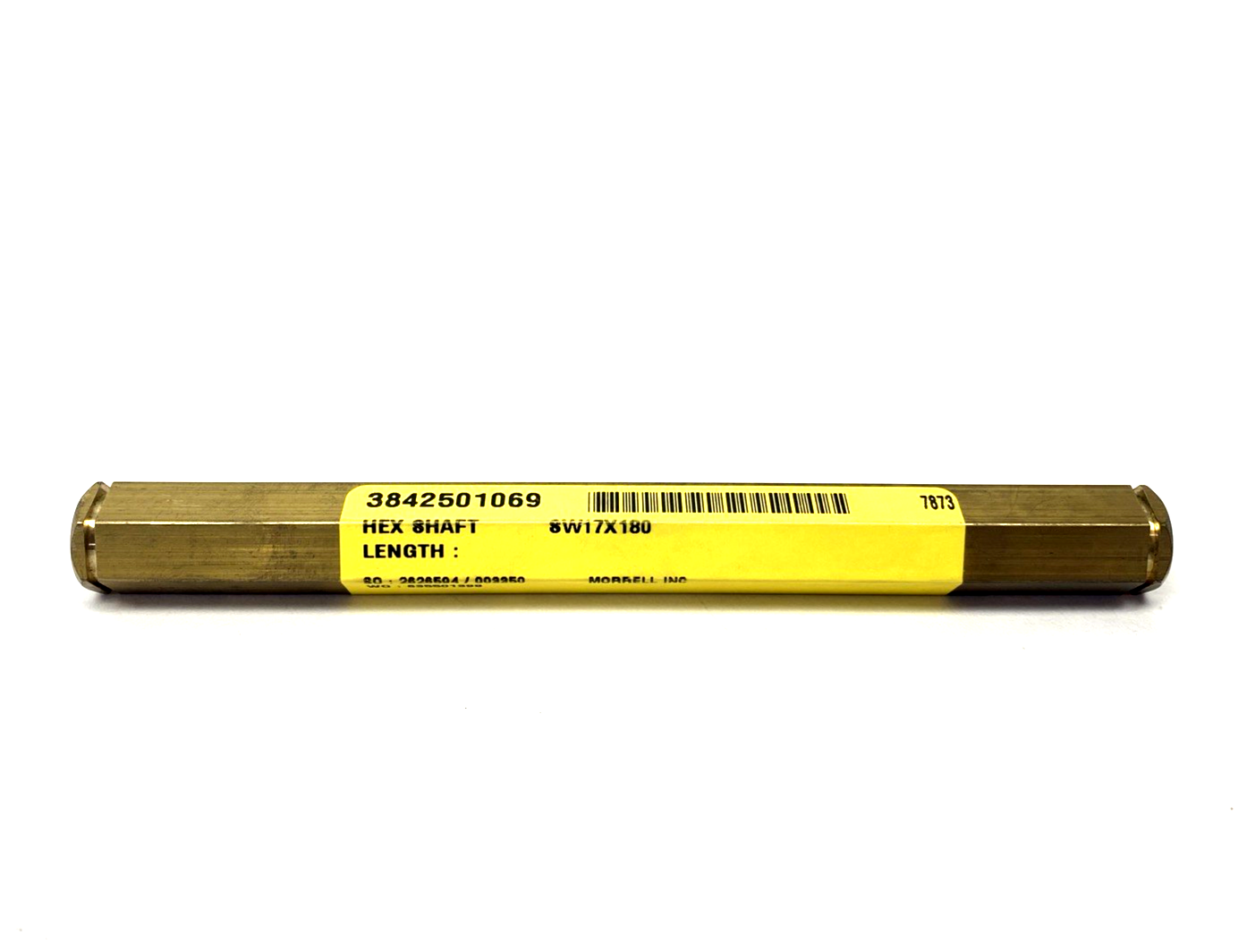 Bosch Rexroth 3842501069 hex Shaft SW17x180 180mm Length 17mm Wrench Size - Maverick Industrial Sales