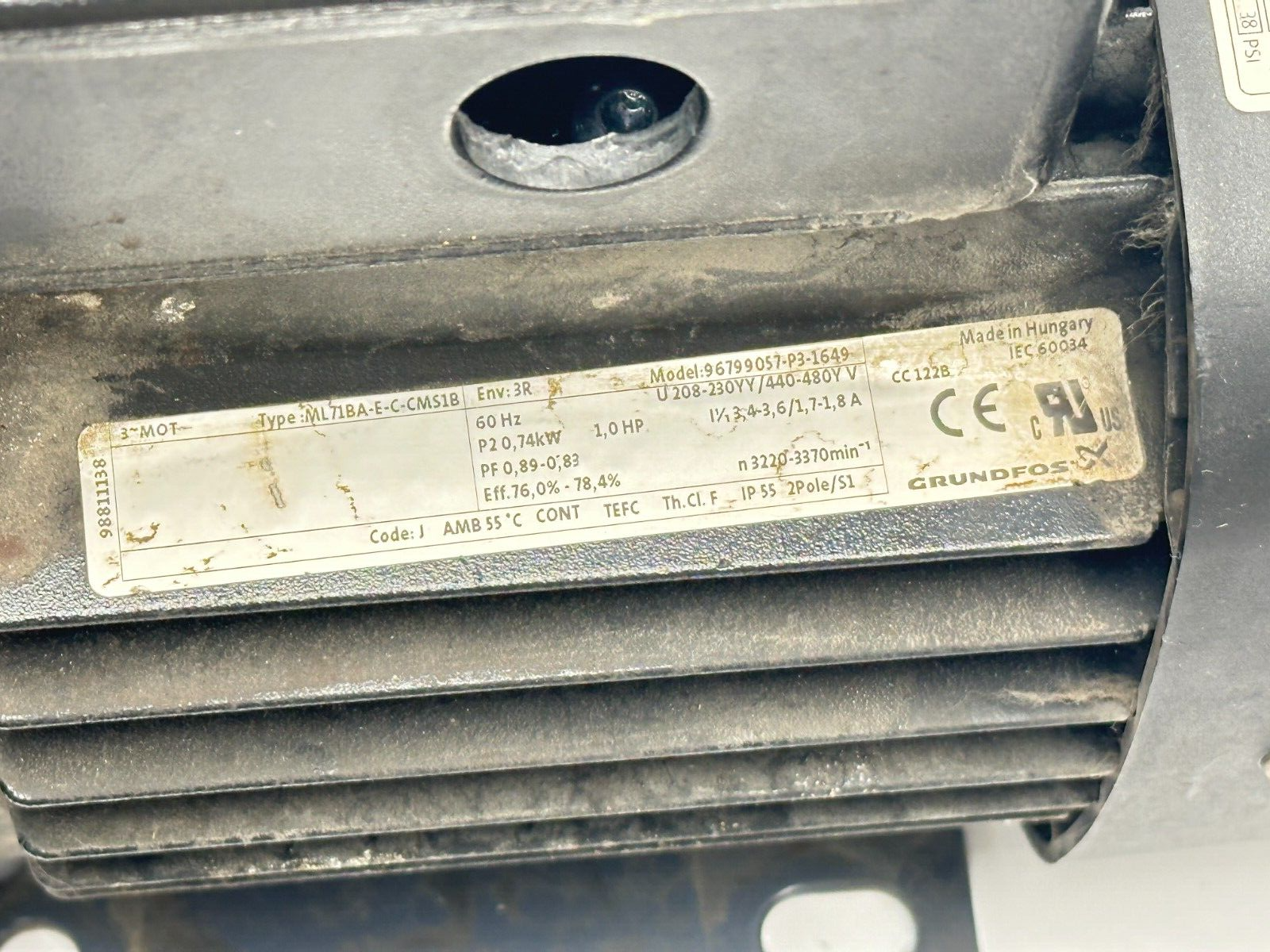 Grundfos CM5-2 A-S-G-V-AQQV E-A-A-N Multi-Stage Pump A-97568435-P2-1719 - Maverick Industrial Sales