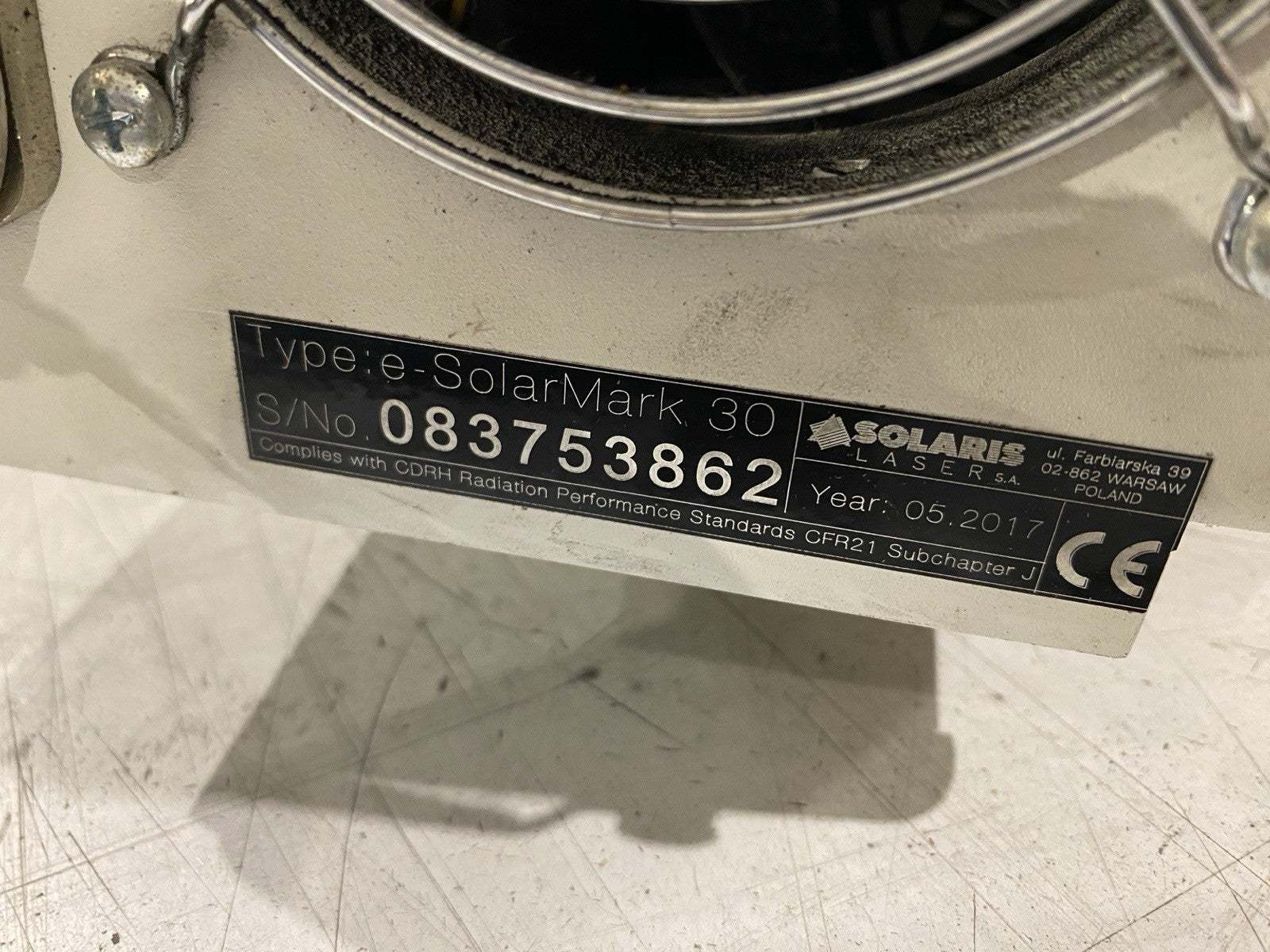 Solaris e-SolarMark 30 Laser And Scanning Head - Maverick Industrial Sales