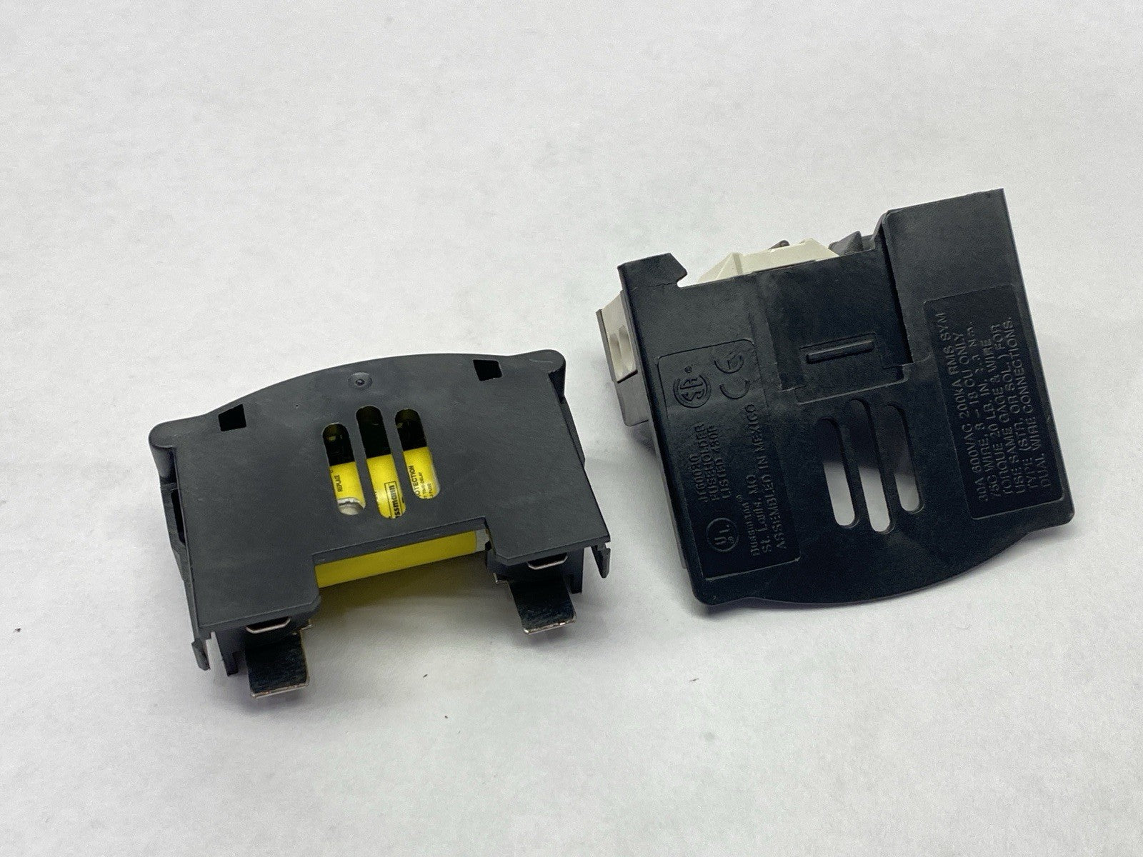 Bussmann JTN60030 Fuse Block Class J 30A 600VAC w/ Low-Peak LPJ-25SPI Fuse - Maverick Industrial Sales