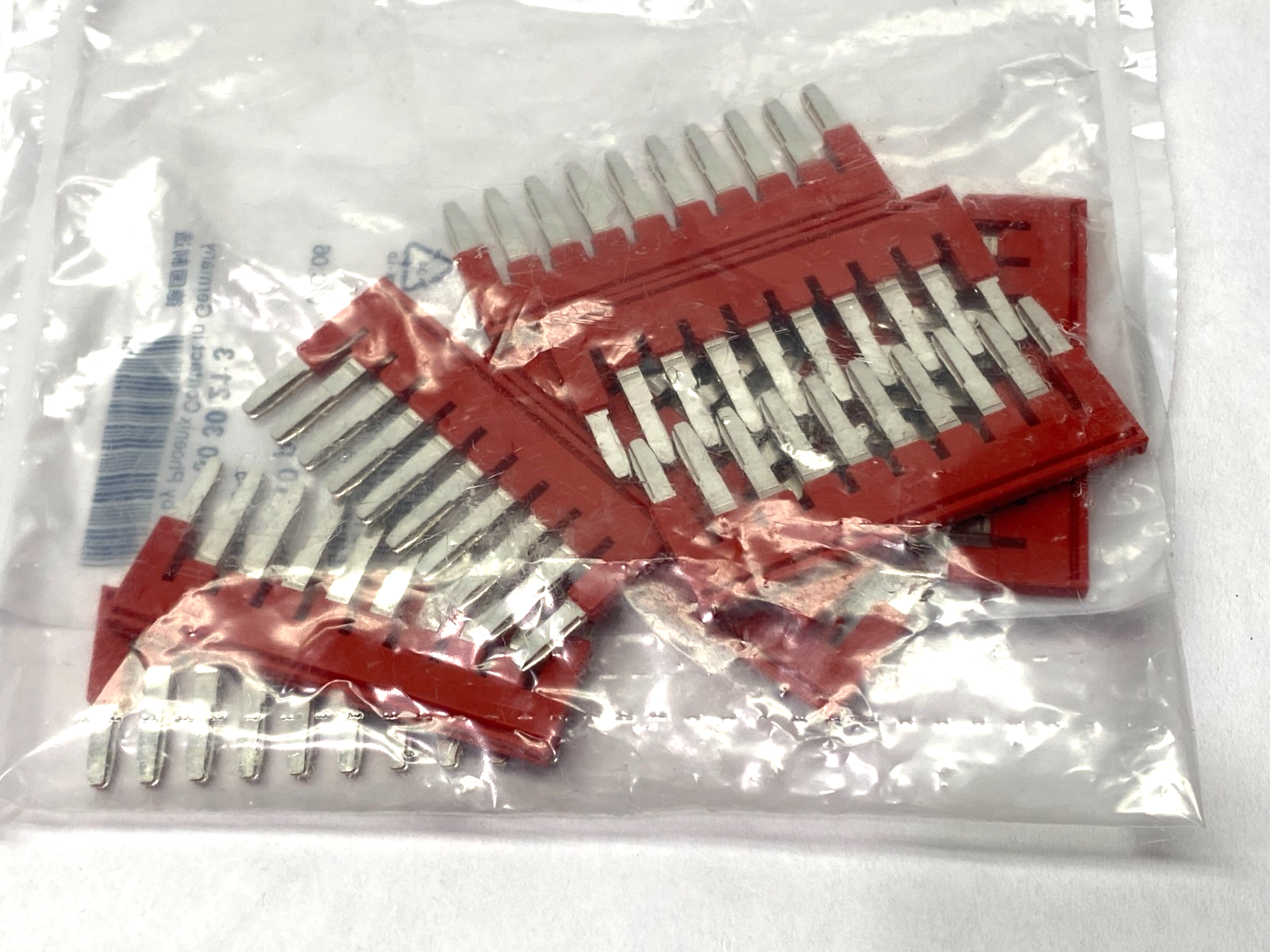 FBS 10-5 | Phoenix Contact Plug-In Bridge 10-Pos 23mm Length 3030213 PKG OF 10 - New - Maverick Industrial Sales
