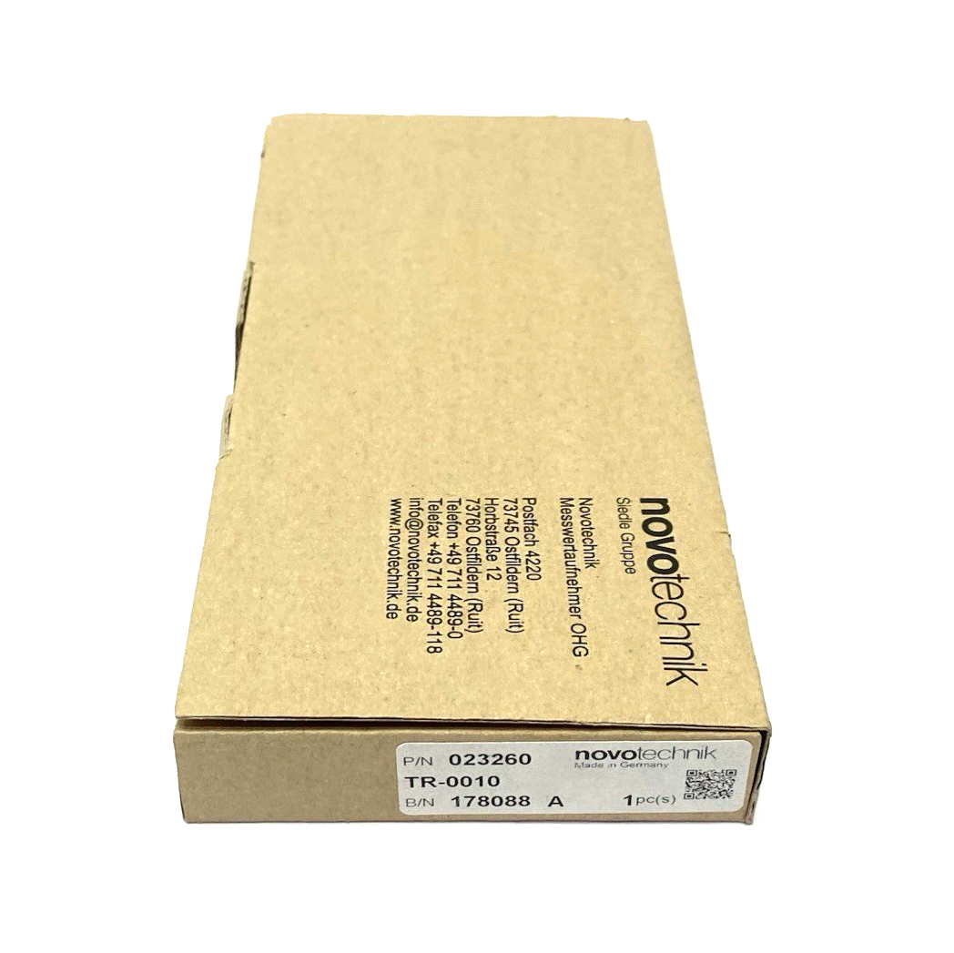 novotechnik TR-0010 Short Stroke Transducer, Potentiometric Spring Loaded 023260 - Maverick Industrial Sales