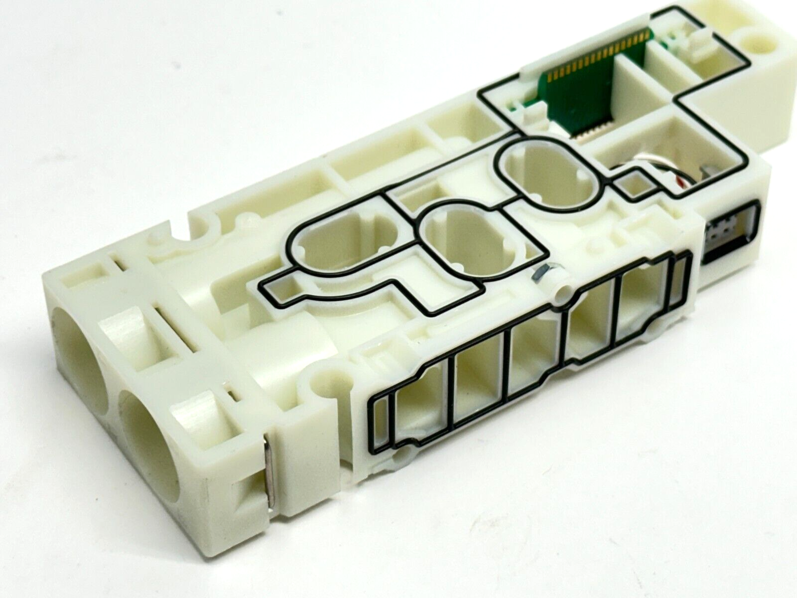SMC SY70M-2-1DA-C6-NA Solenoid Manifold Block Natural Color 4/5 Port - Maverick Industrial Sales