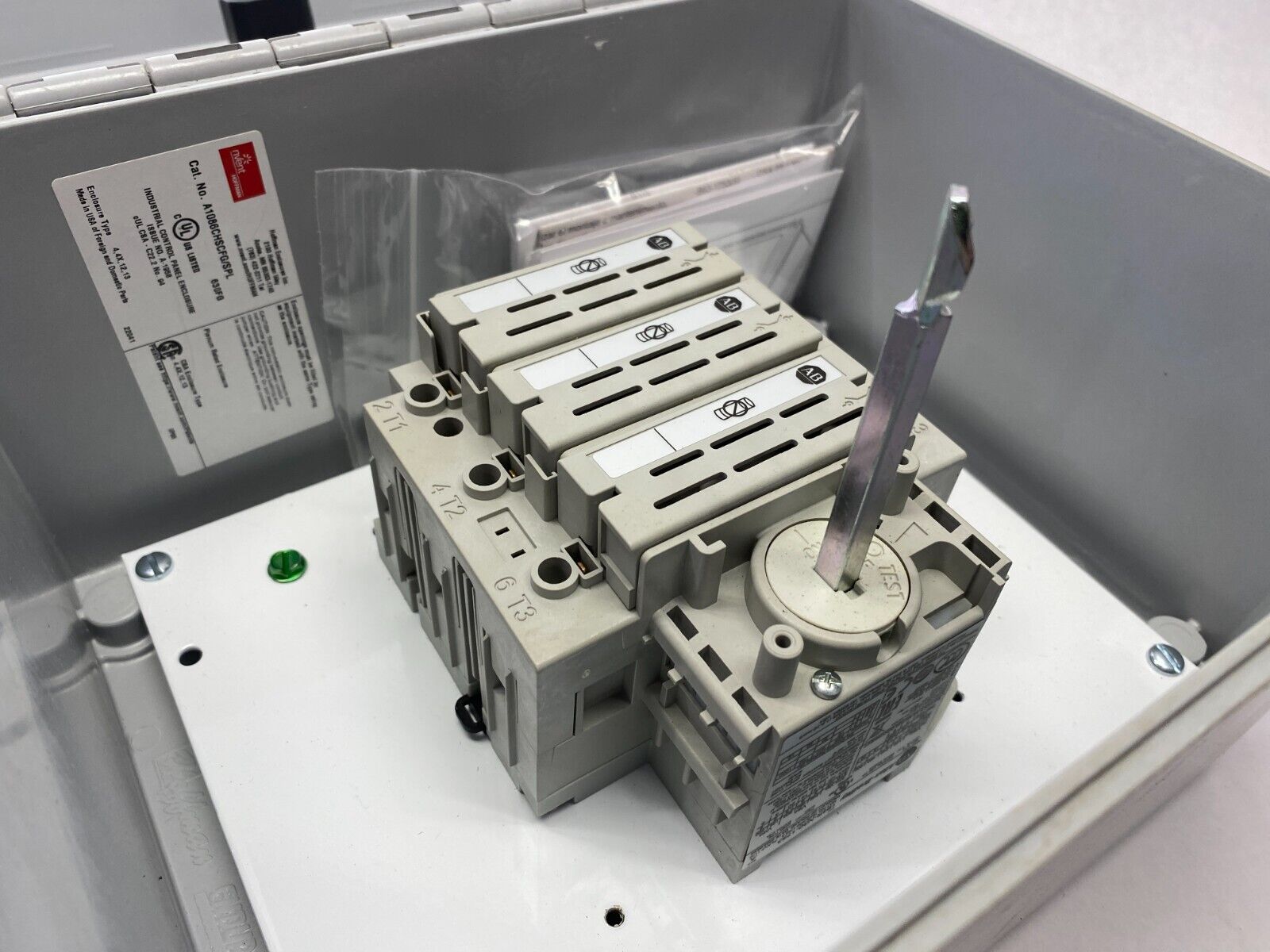 Allen Bradley 194R-KN30-1753-PY Thermoplastic Disconnect Switch Enclosure IP66 - Maverick Industrial Sales