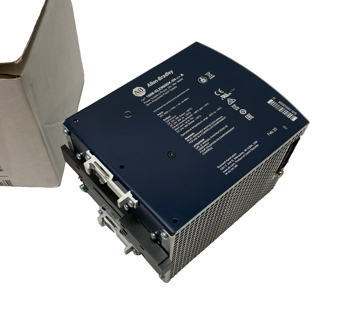 1606-XLE960DX-3N | Allen Bradley Ser. A Semi-Regulated Power Supply 3AC 480V Input - New Other - Maverick Industrial Sales