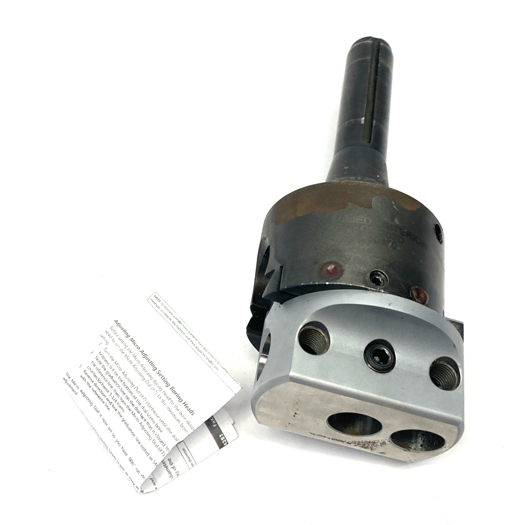 Allied Criterion CB-203D Boring Head: 3" Body Dia, 3/4" Hole Dia, Manual - Maverick Industrial Sales