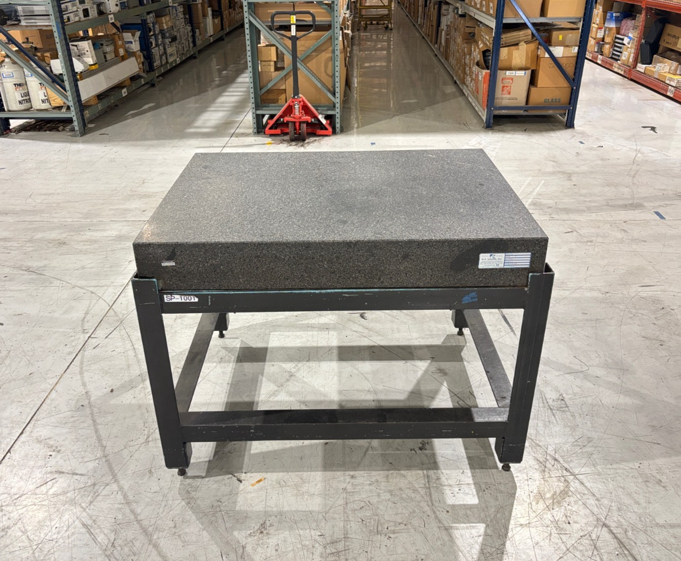Continental Granite Corp 36x48x6-0 Inspection Table, Grade B, .0008, Class 1 - Maverick Industrial Sales
