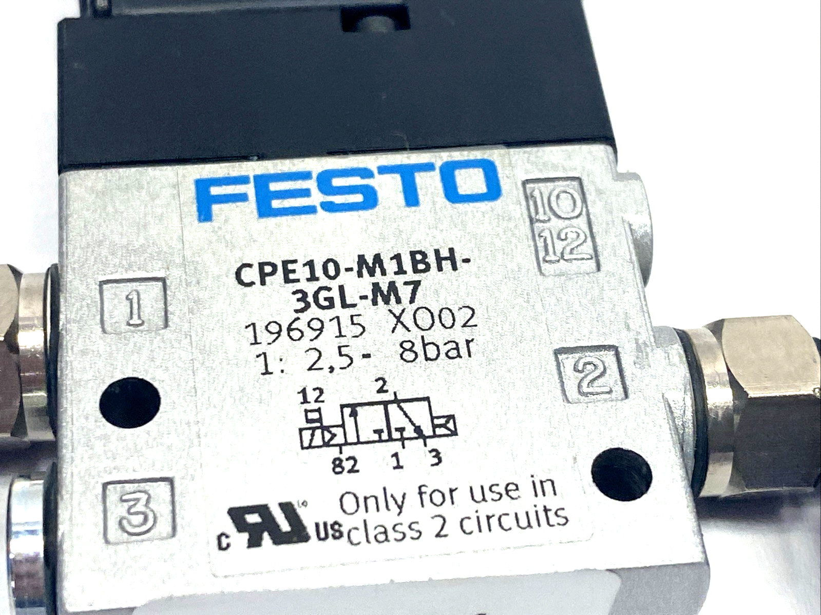 CPE10-M1BH-3GL-M7 | Festo Solenoid Valve 3/2-Way, Monostable 196915 - Used - Maverick Industrial Sales