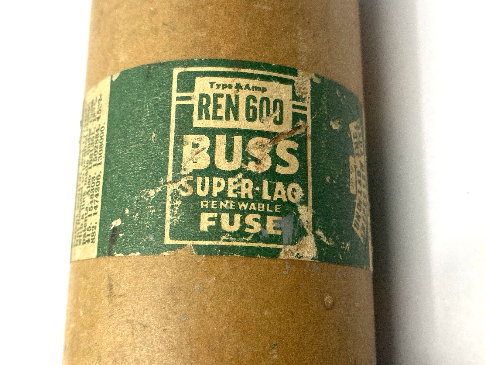Bussman REN 600 Buss Super-Lag Renewable Fuse 250V 600A - Maverick Industrial Sales