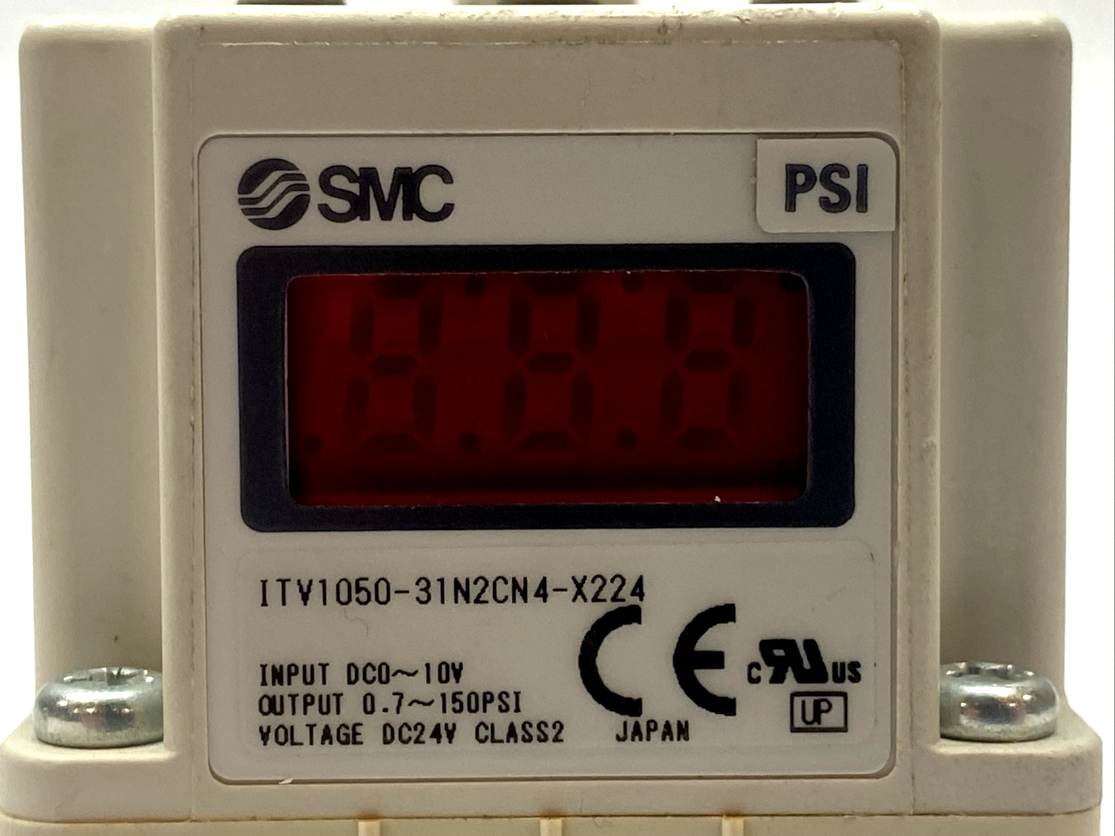 ITV1050-31N2CN4-X224 | SMC Electro-Pneumatic Regulator 0–0.9MPa 1/4" NPT 24V - Used - Maverick Industrial Sales